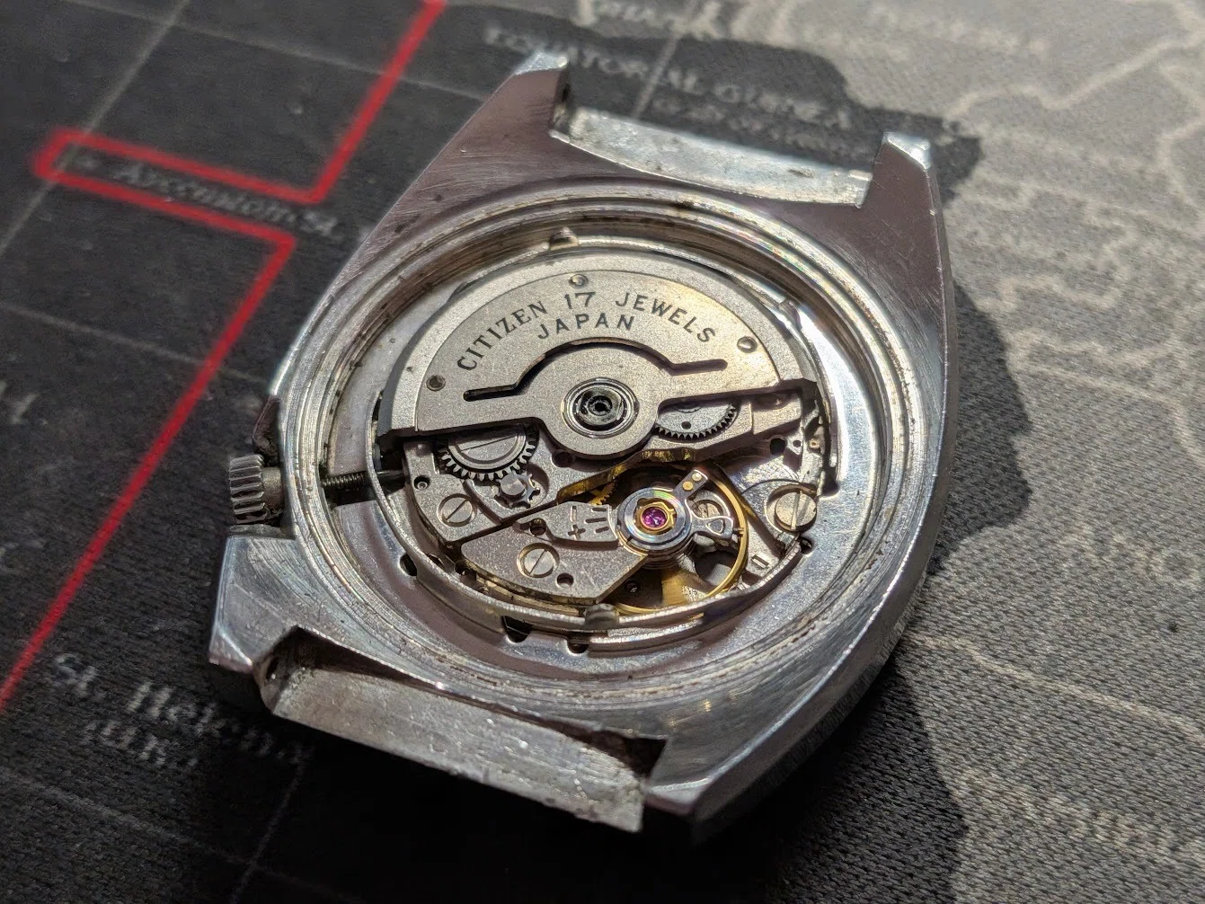 No.538 | Citizen | 4-650417 | 純正プラ風防→ガラス風防へ交換した