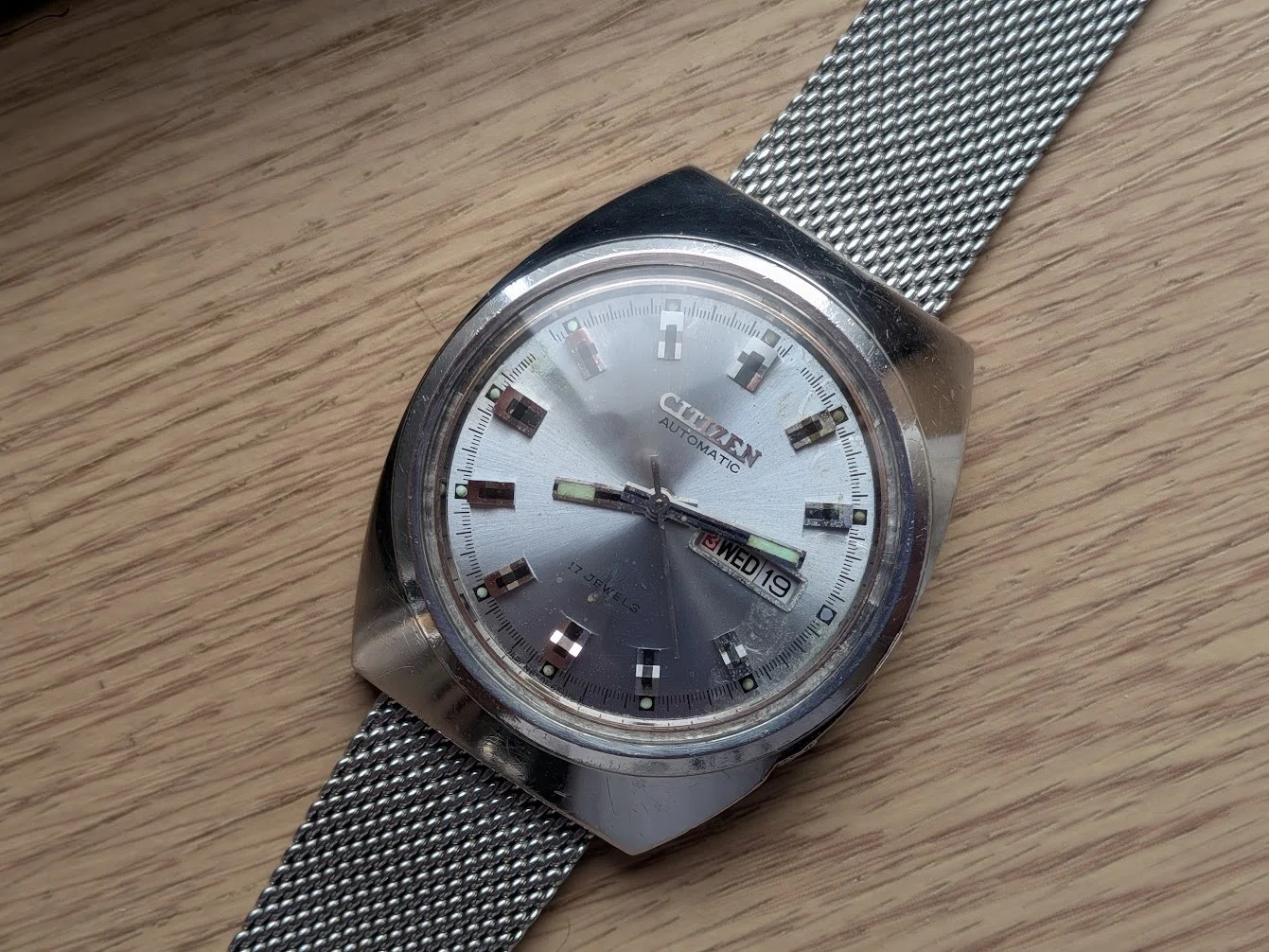 No.538 | Citizen | 4-650417 | 純正プラ風防→ガラス風防へ交換した