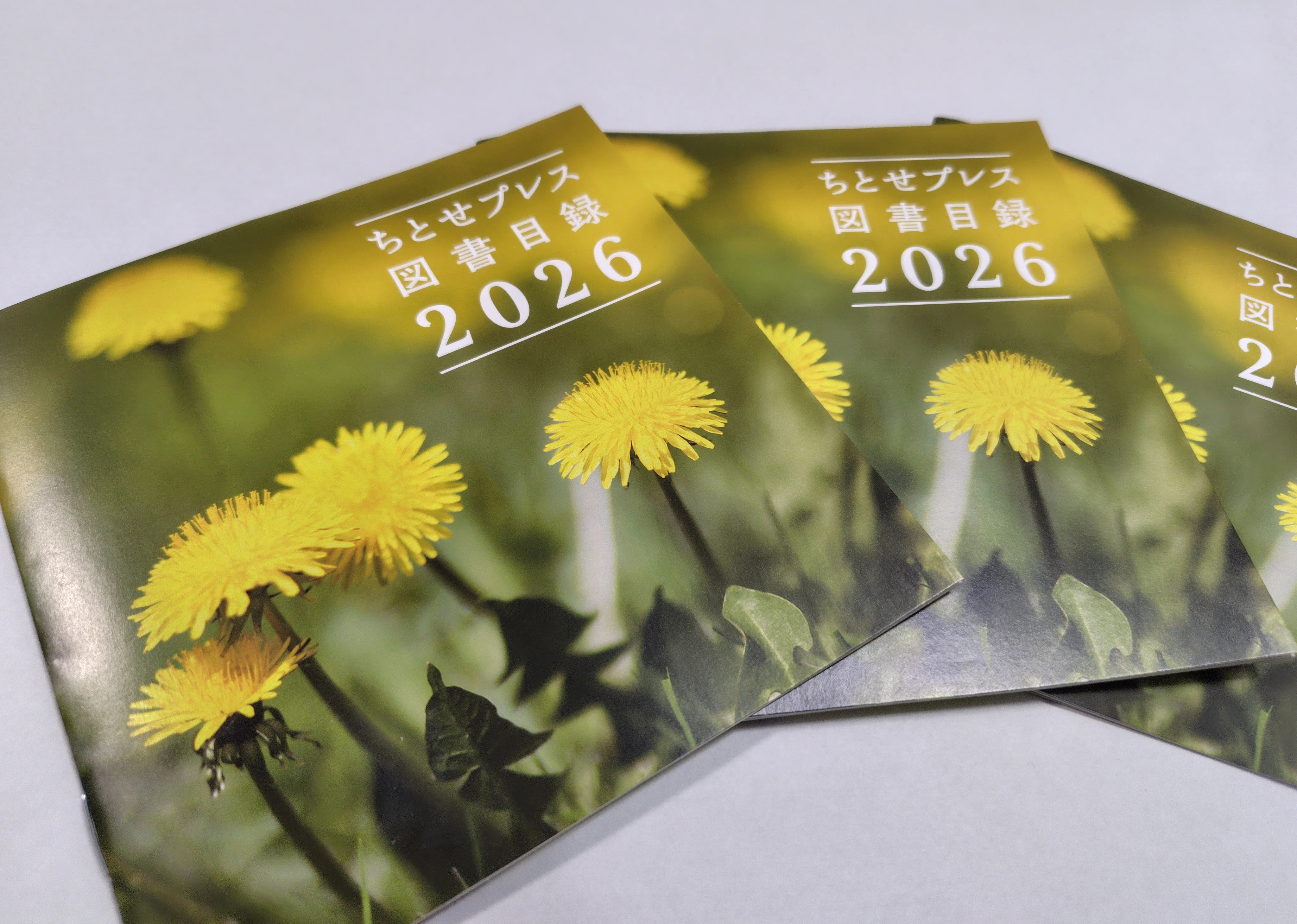 We have revamped our book catalog｜ちとせプレス