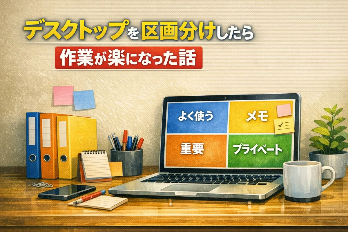 スマホは役割ごとに画面を切り替えられます。PCの画面にもこの考え方を―「画面を分けて使う」という発想を|にゃん吉