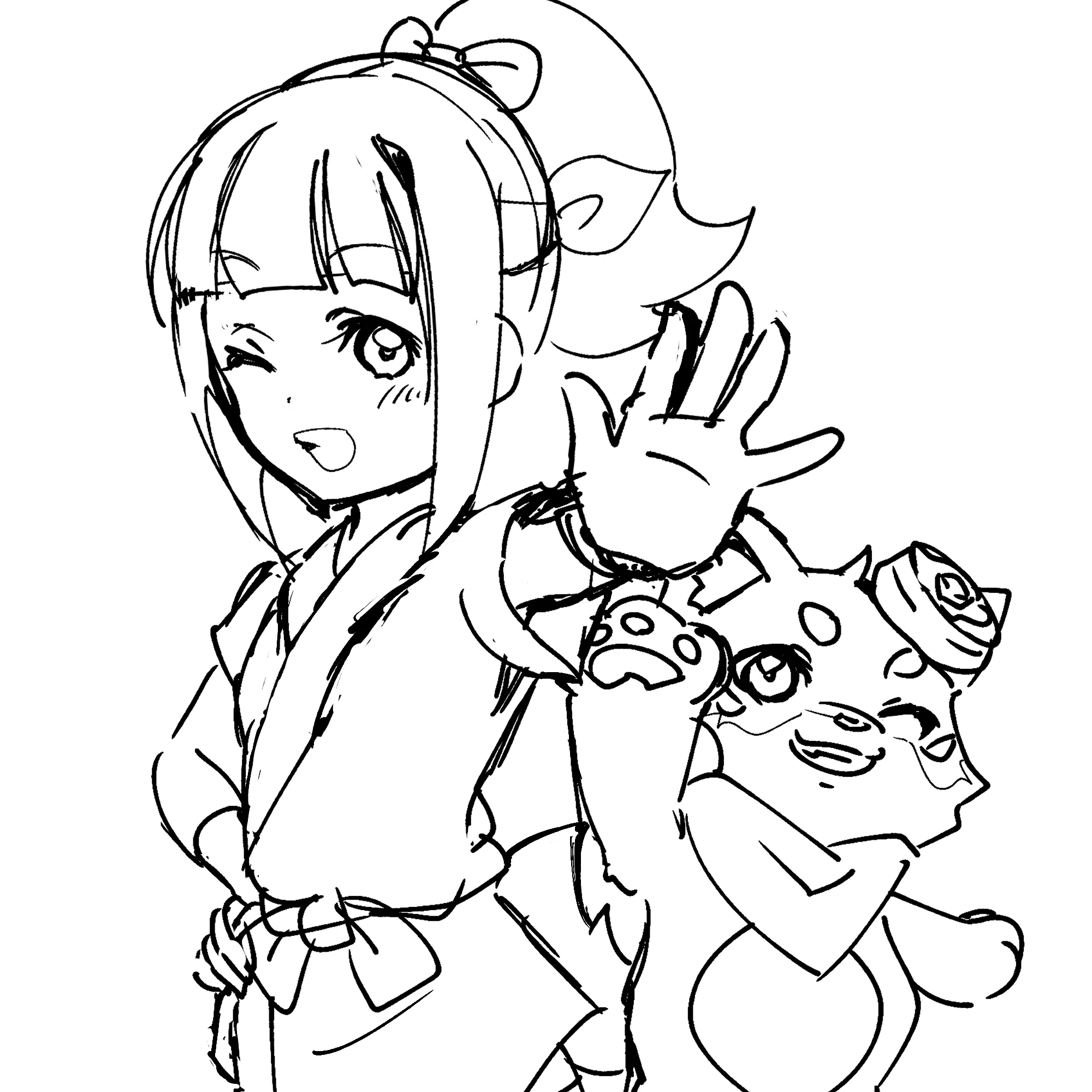 アナログイラスト製作中！✨｜みさやま