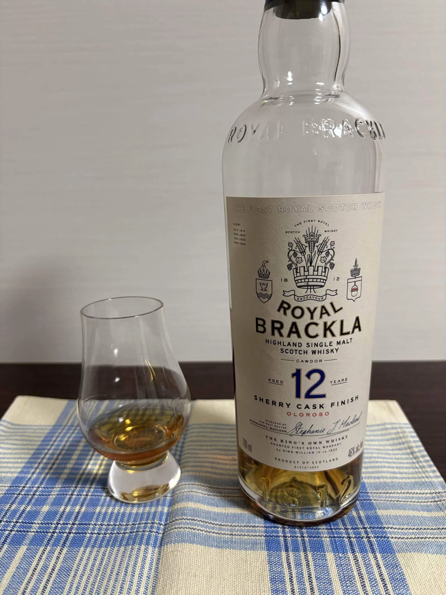 ウイスキー紹介：ROYAL BRACKLA 12年 シェリーカスク フィニッシュ