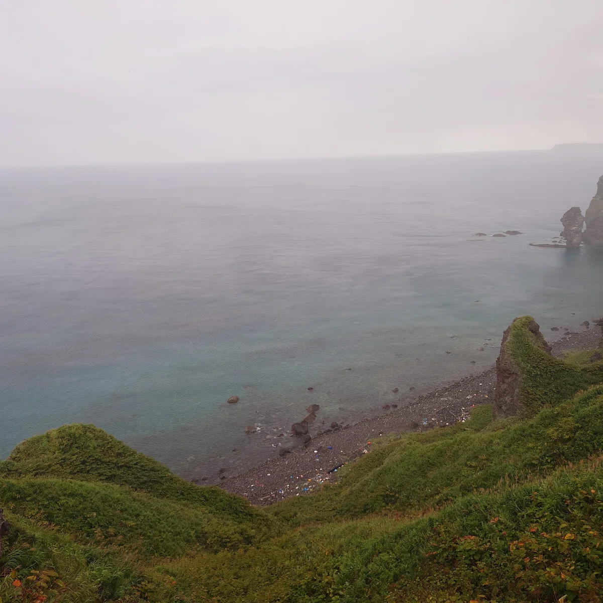 【日本一周136日目】強風で知られる神威岬へ、よりによって大雨の日に訪れる男【2026/08/19 〜江差町】｜茜ジュン