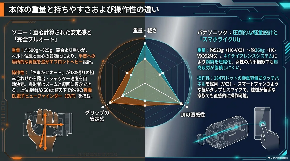 4Kビデオカメラはソニーとパナソニックどっち？特徴を比較｜「徹底比較