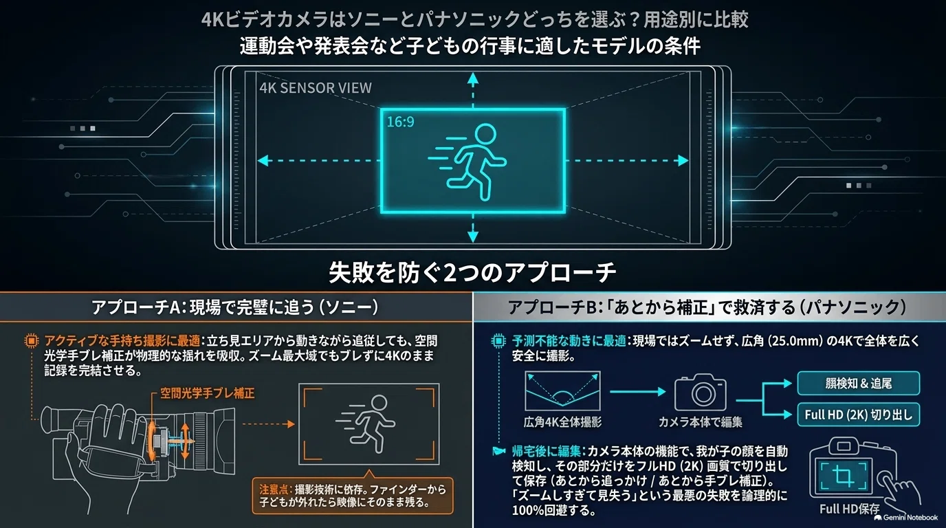 4Kビデオカメラはソニーとパナソニックどっち？特徴を比較｜「徹底比較