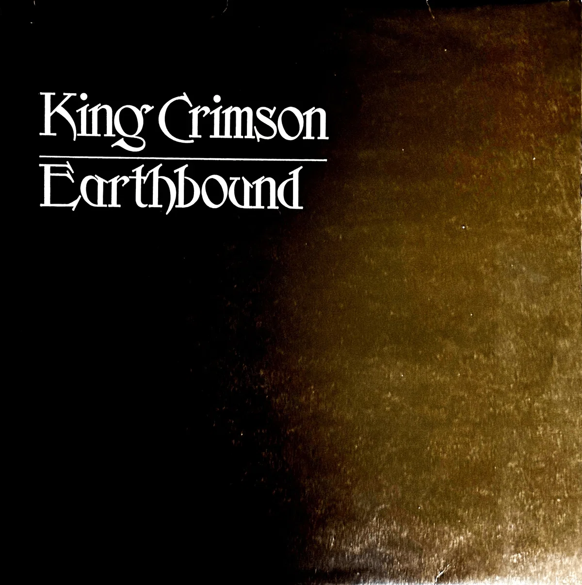 UK初回プレス両面1U King Crimson / Earthbound 名盤 King Crimson『Earthbound』――Frippが「自分たちのブートレグ」と呼ん