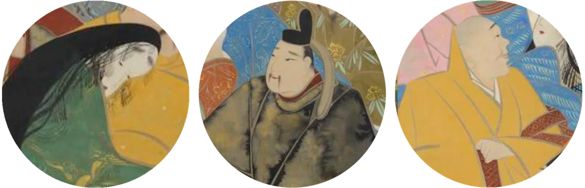 大英博物館展出品作⑥鈴木其一《三十六歌仙図》江戸時代（1820-58年