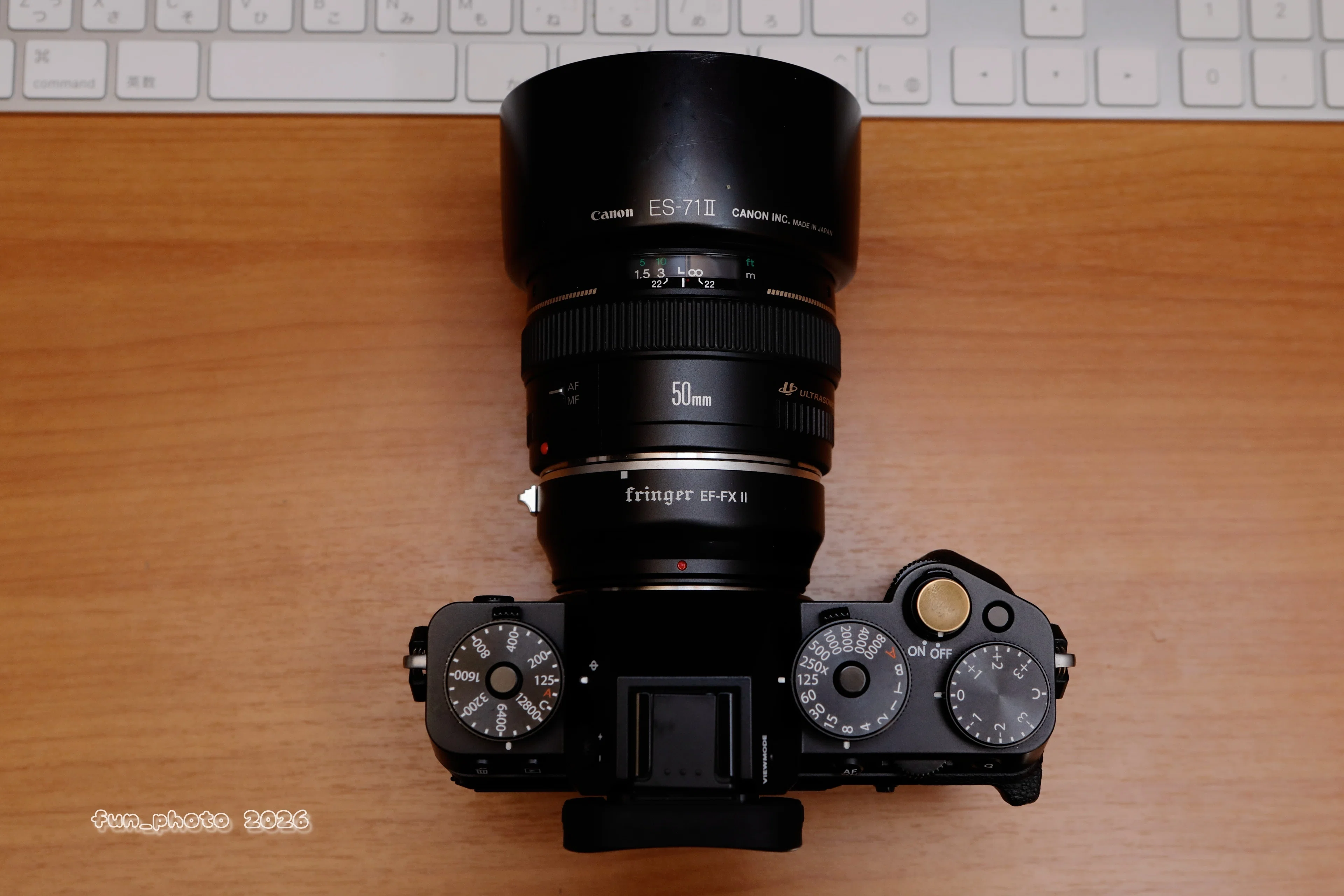 X-T5 と EF50mm F1.4 USMのマニュアルフォーカス｜fun_photo