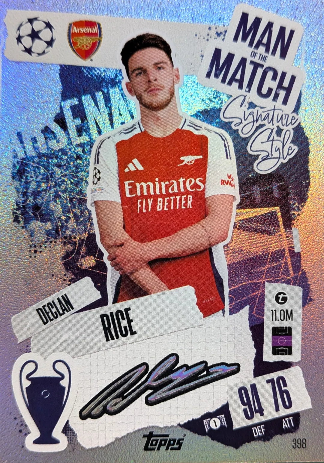 [Collection] Declan Rice (2024-25 Topps Match Attax No.398 Signature ...