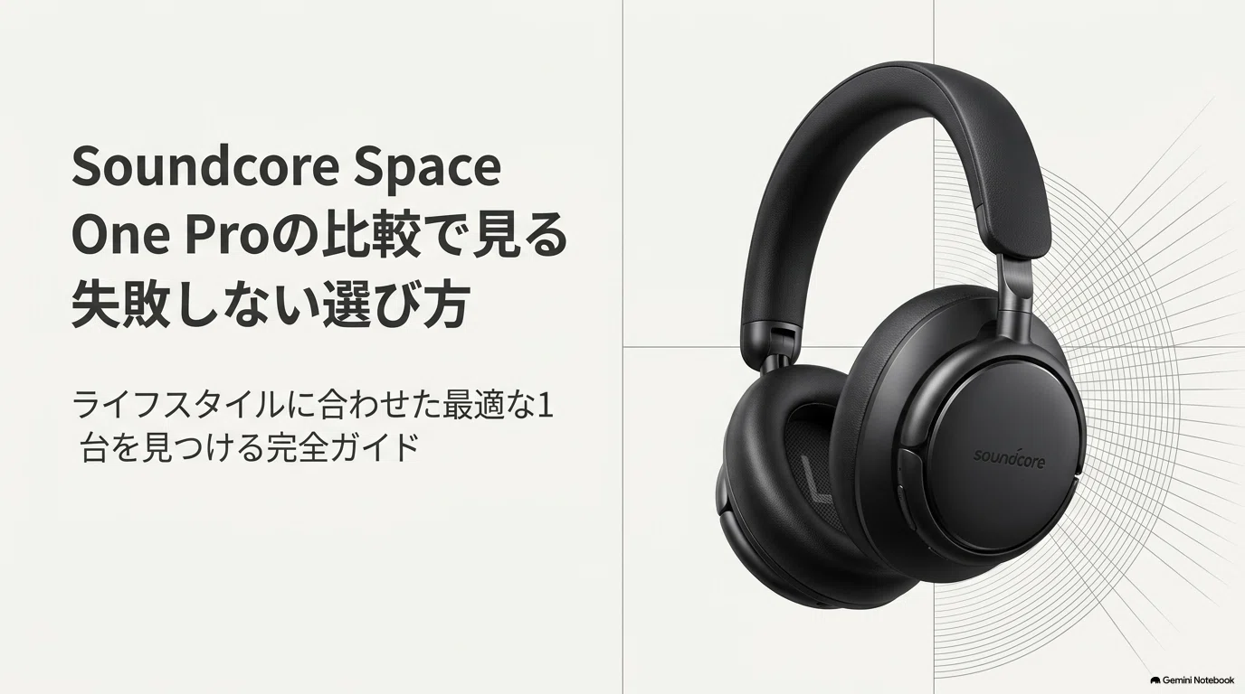 Soundcore Space One Proの比較で見る失敗しない選び方｜「徹底比較