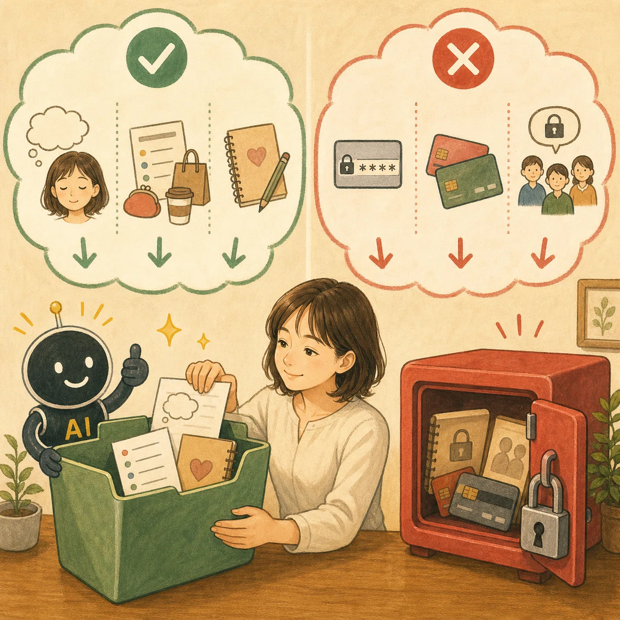 ⑦ ひとつだけ、気をつけてほしいこと