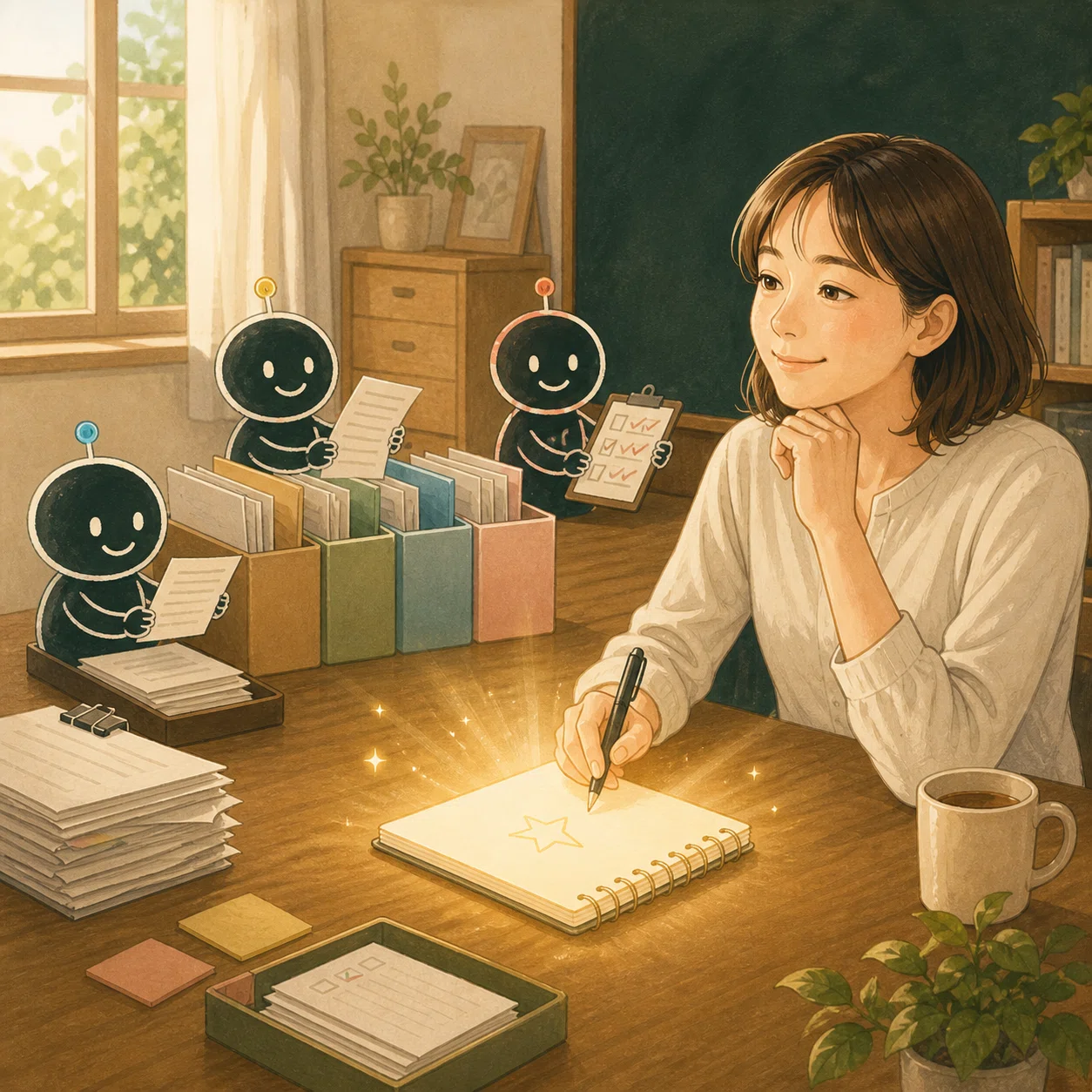 ① まず、いちばん言いたいこと「ぜんぶ自分でやらなくていい」