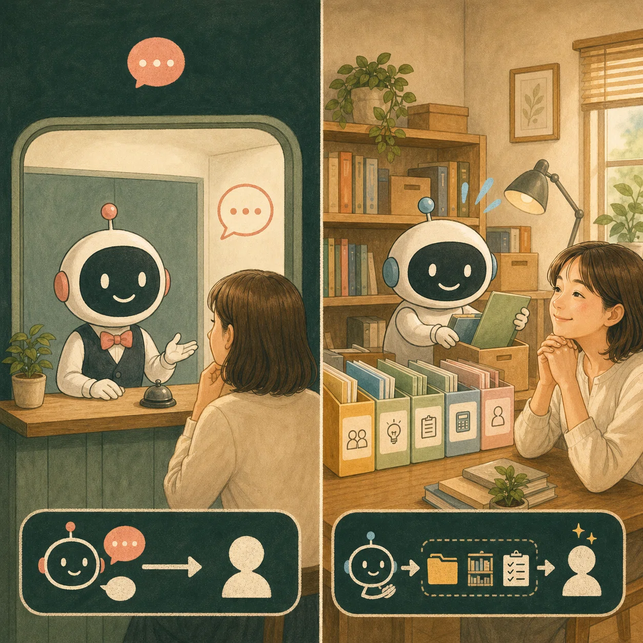 ③ なぜ「ブラウザのAI」じゃダメなのか