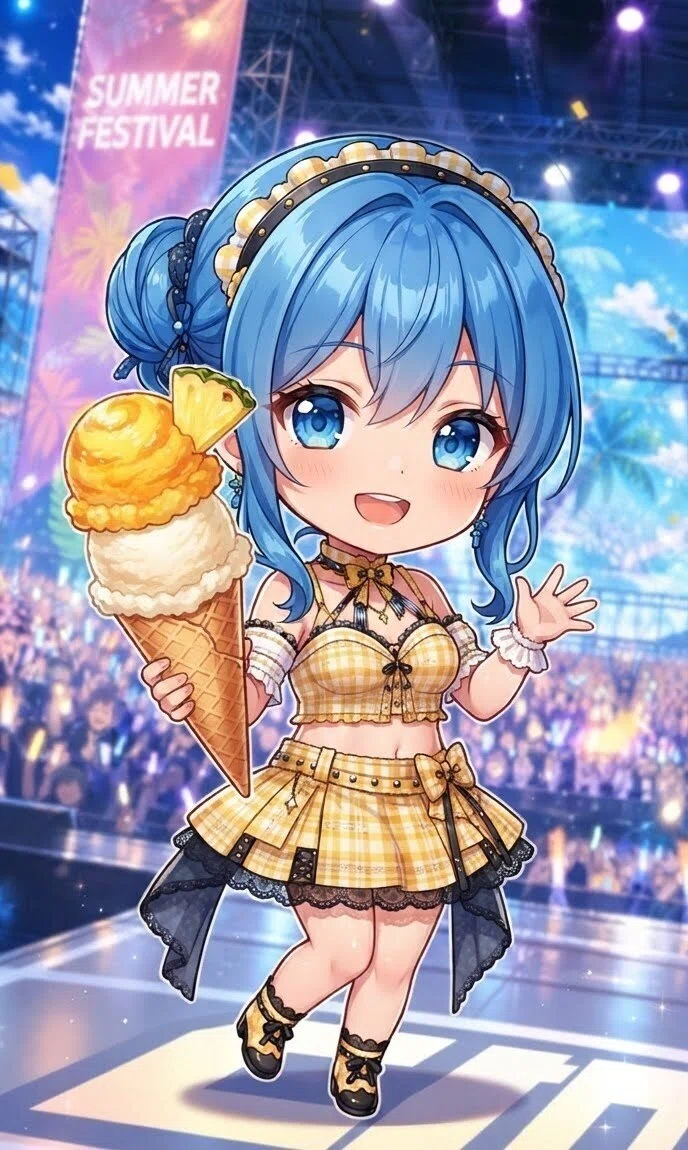 めいみて】夏フェス会場でアイスクリーム屋さんを開いてみた【ChatGPT