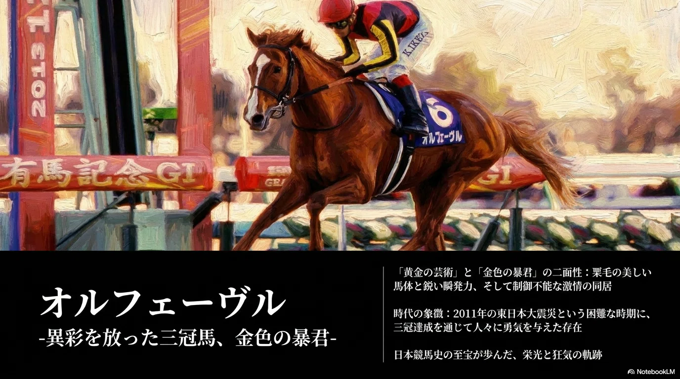 オルフェーヴル -異彩を放った三冠馬、金色の暴君-｜ハサミおじさん