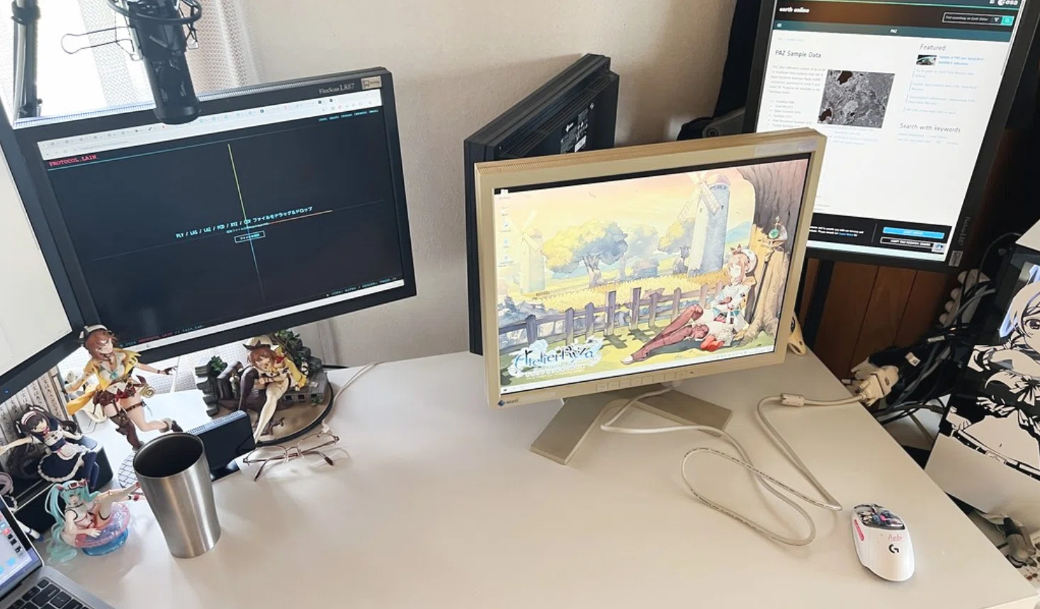 EIZO FlexScan L887の故障と分解・修理。目に優しすぎた液晶モニタ。｜lain