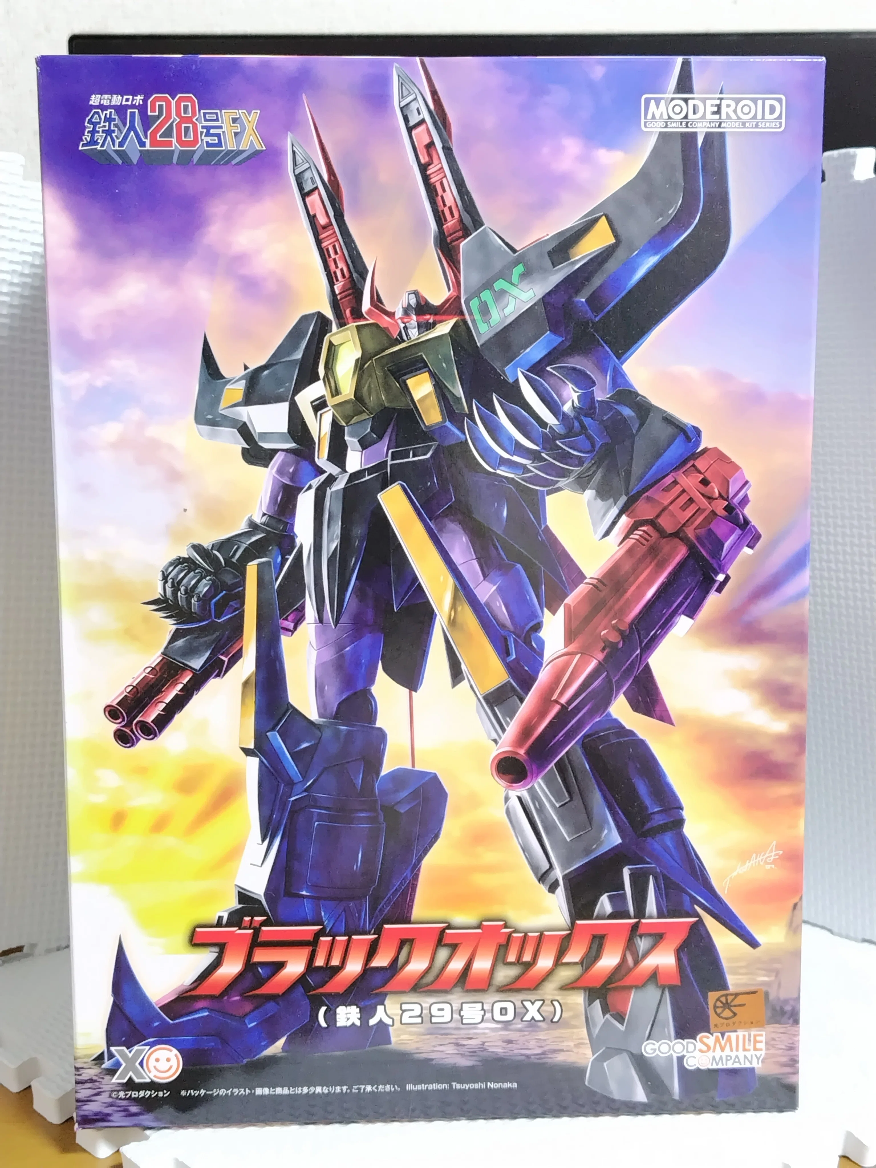 MODEROID ブラックオックス（鉄人29号OX） 箱絵紹介＆軽めのレビュー