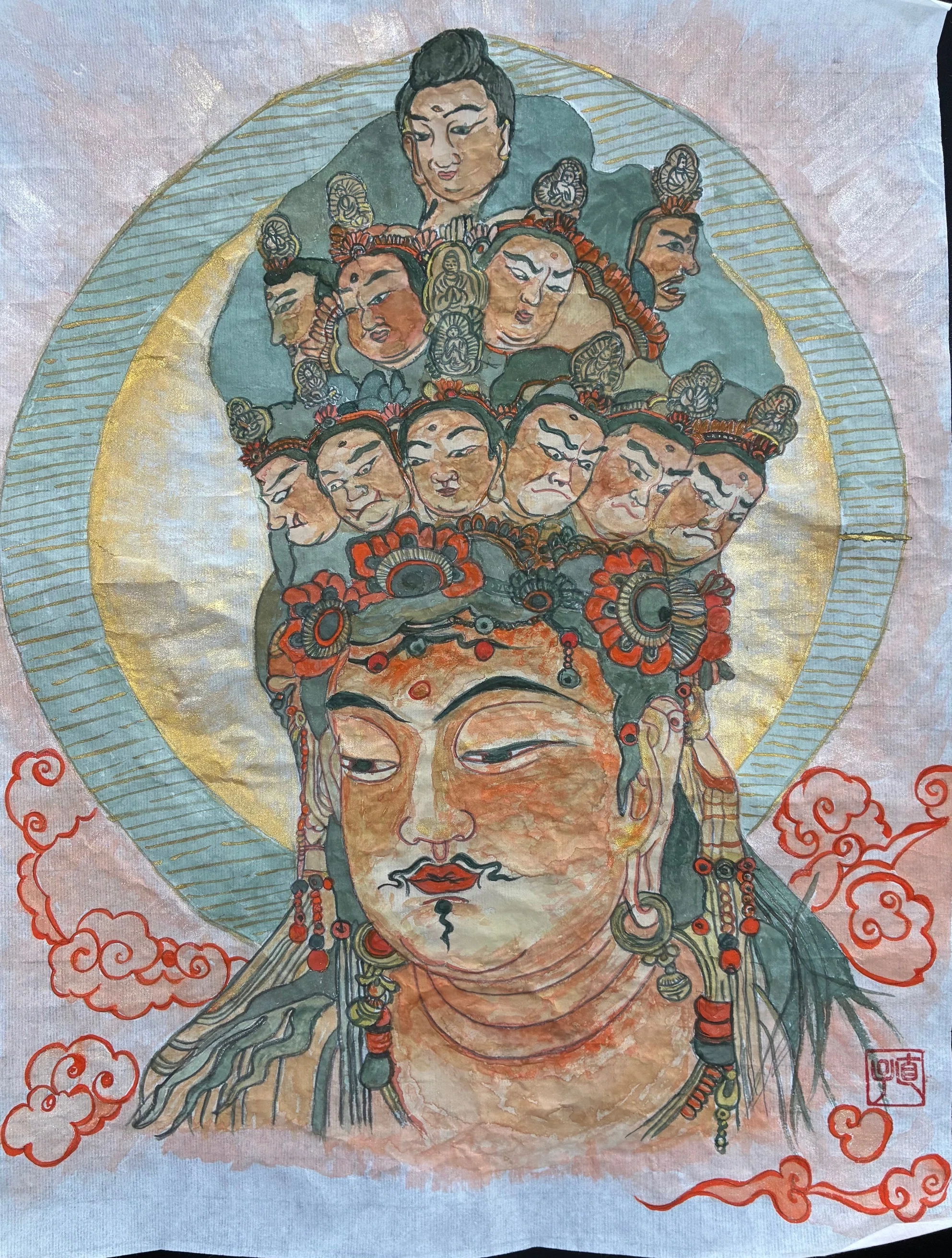 オリジナリティに溢れる [仏画曼荼羅アート] Highly original