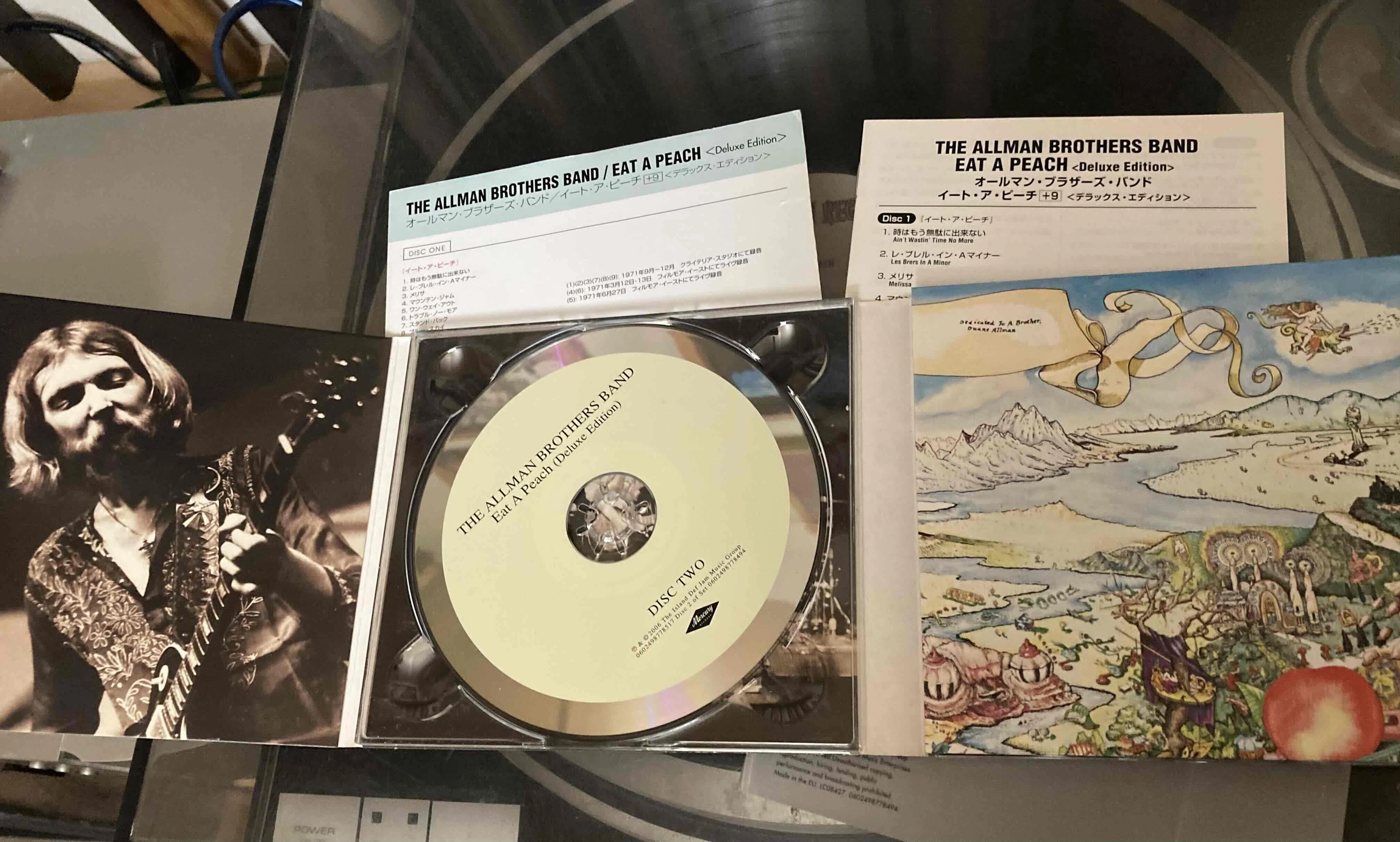 オールマンブラザーズバンド CD12ケース13枚分 ギタリストソロ含 The Allman Brothers Band [ Eat A Peach ] UK Capricorn K-67501