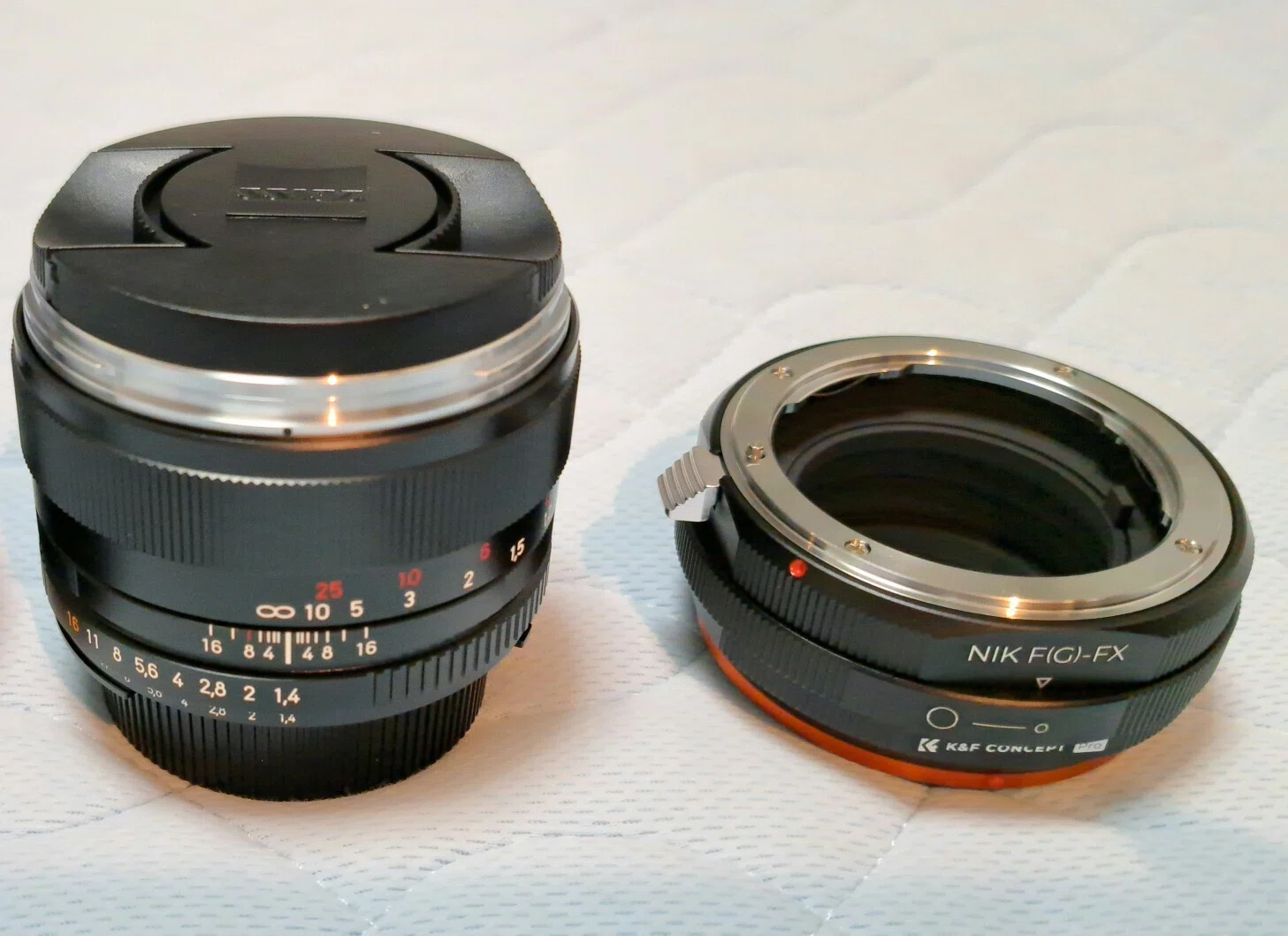 Carl Zeiss Planar＆マウントアダプター｜牛若丸