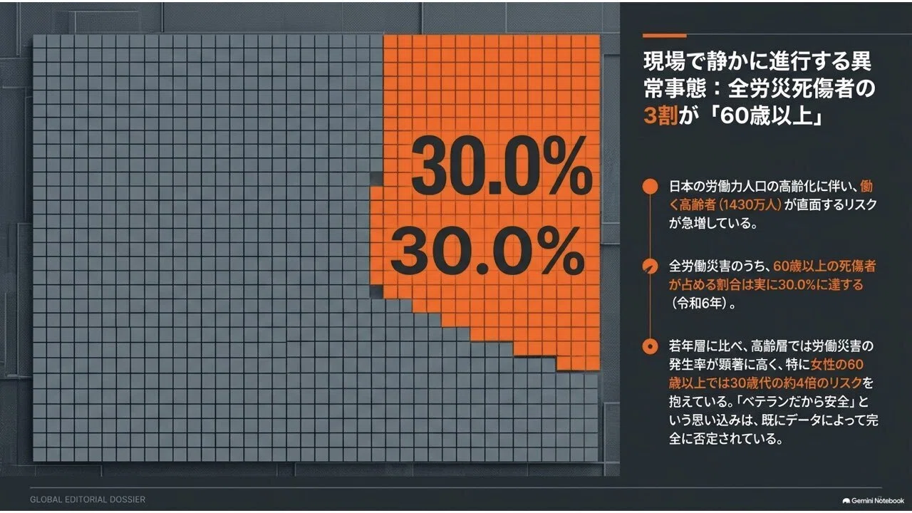 高齢労働者の労働災害リスクの深刻化｜stpete