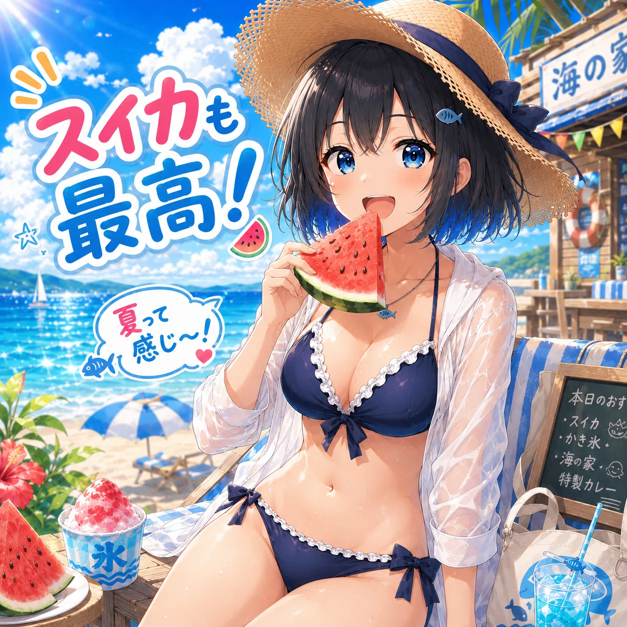 夏休み特別企画】澪の夏休み。海水浴編｜らいとげーむチャンネル