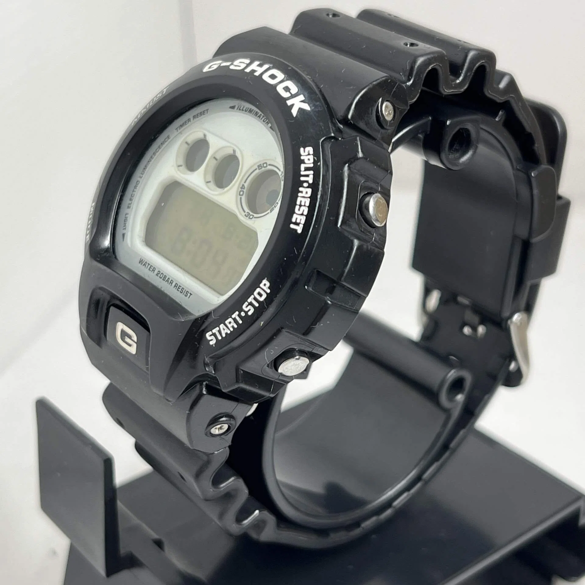 G-SHOCK×阪神タイガース 03年 コラボ 三つ目 腕時計 黒/DW-6900 ご入札 