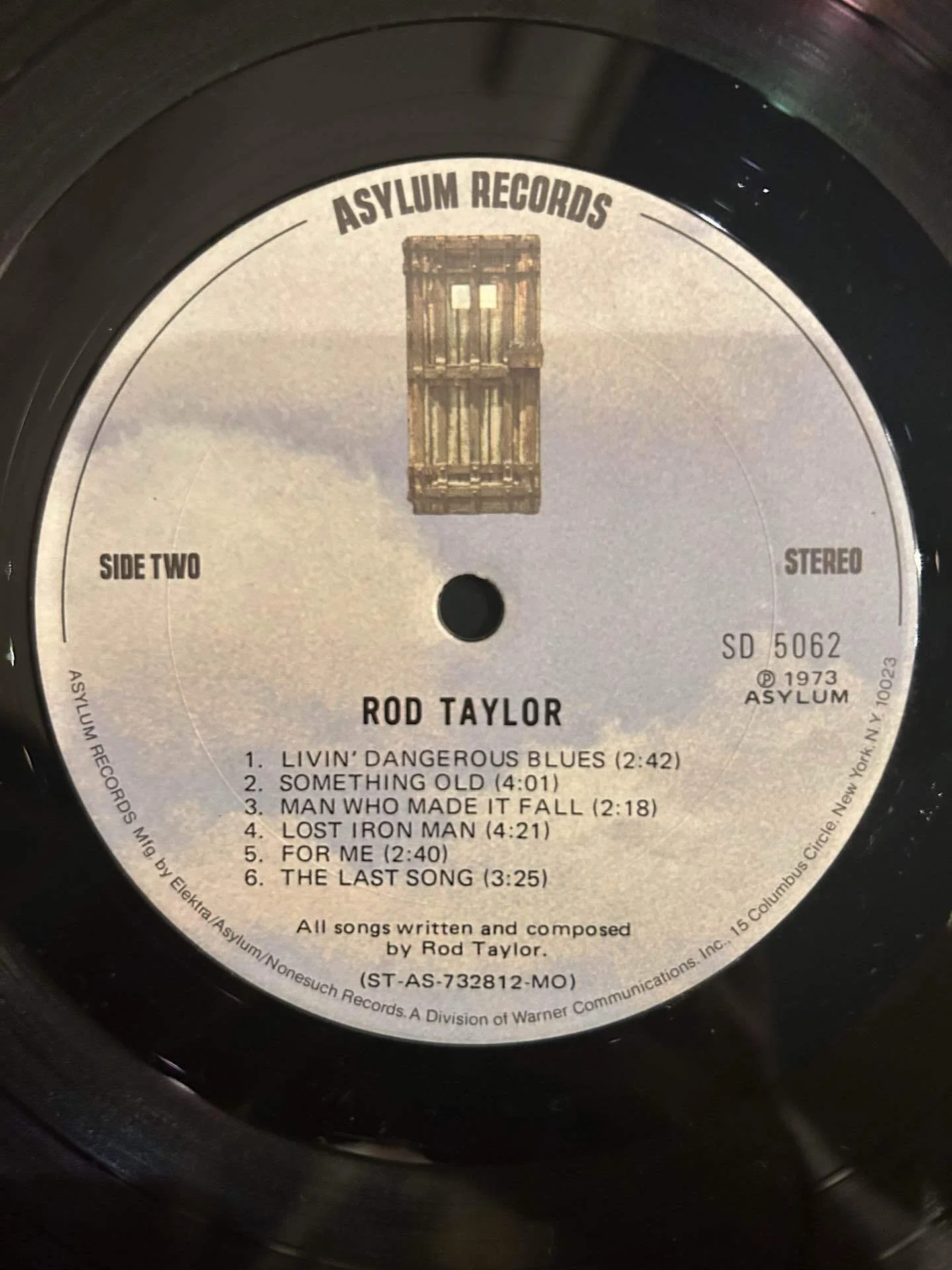 Rod Taylor / Rod Taylor (1973/Asylum)｜Green