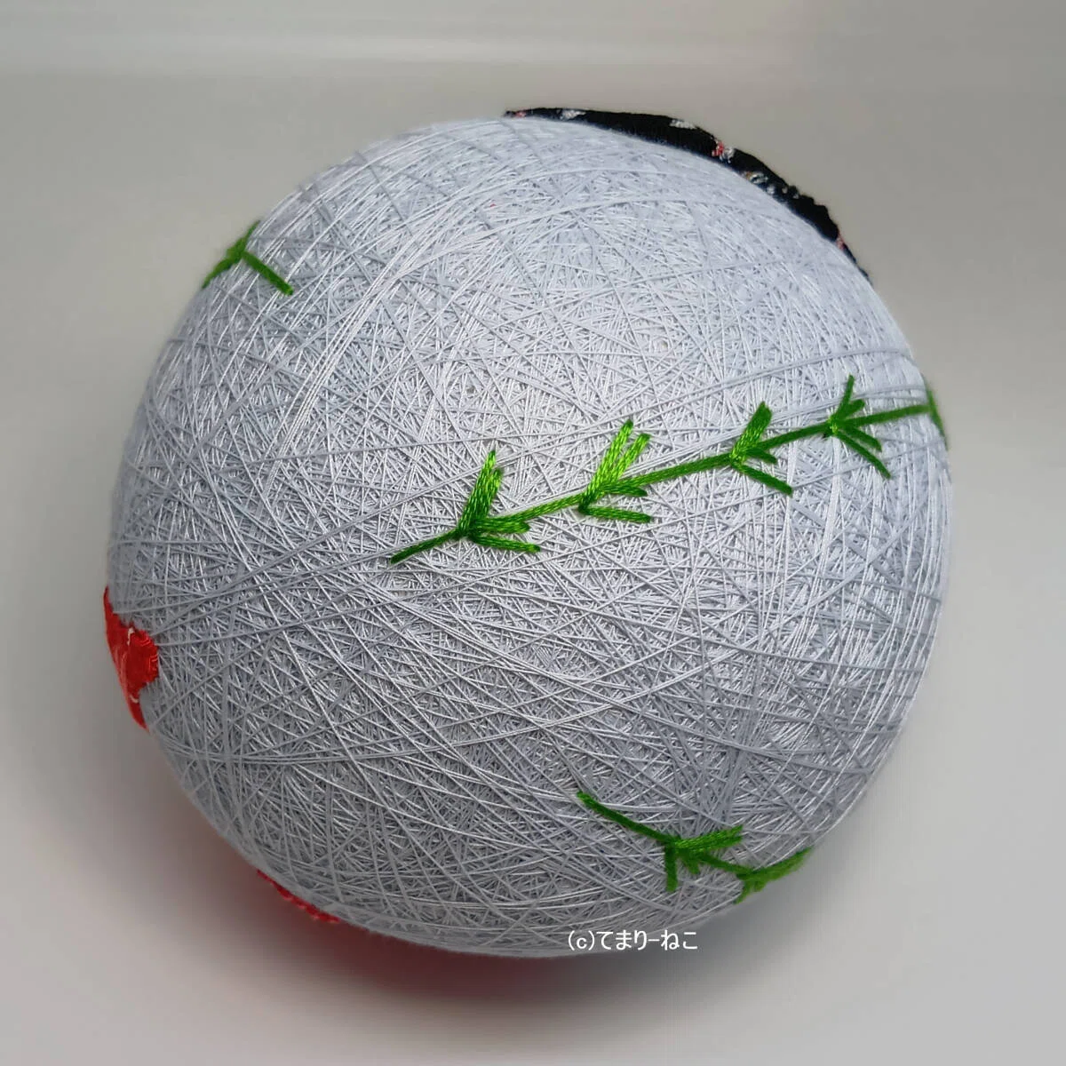 手毬 手鞠 てまり 刺繍金魚 No304 ハンドメイド 手毬 手鞠 てまり 刺繍