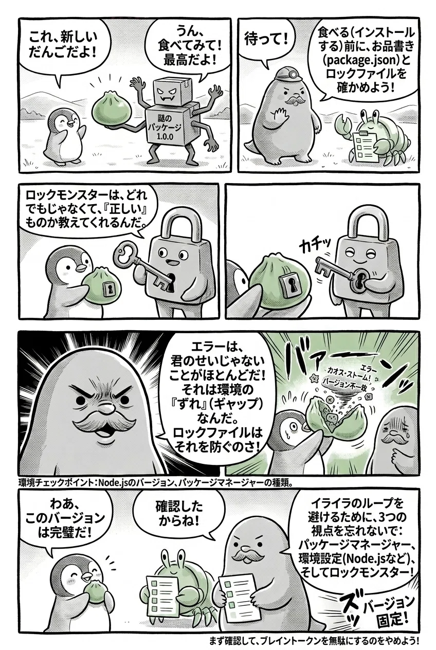 lockfileを知ると楽になるのか ～ プログラマーじゃない人の挫折