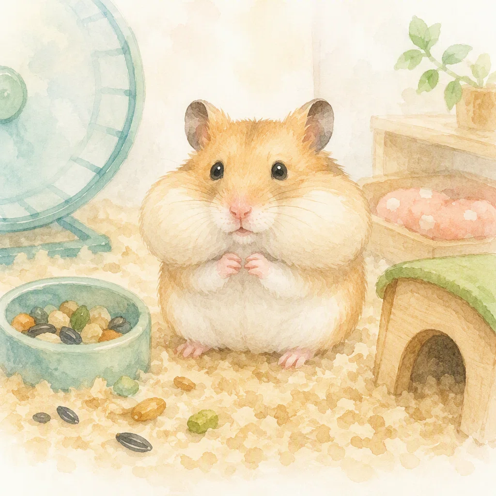 ハムスターはなぜエサを巣に運ぶの?|頬袋とためこむ習性を知ると見え方が変わる|しっぽのある暮らし
