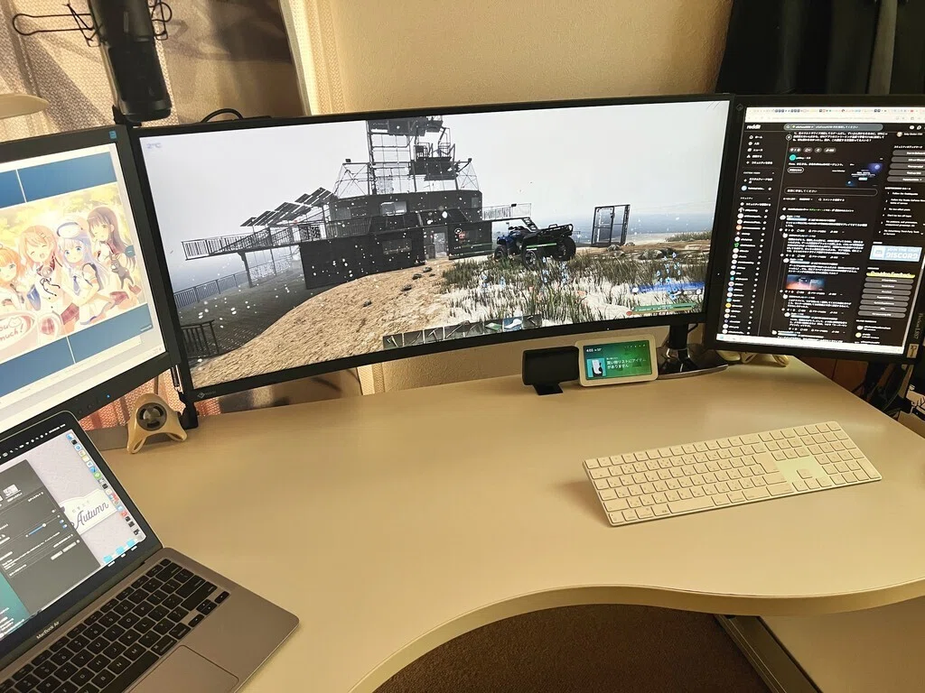 EIZO FlexScan EV3895を購入。L887のデュアル環境から3840×1600