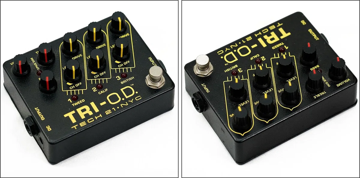 TECH21 TRI-O.D. エフェクター 特選中古品！現在では入手困難な「TECH21 TRI-O.D.」が中古で入荷