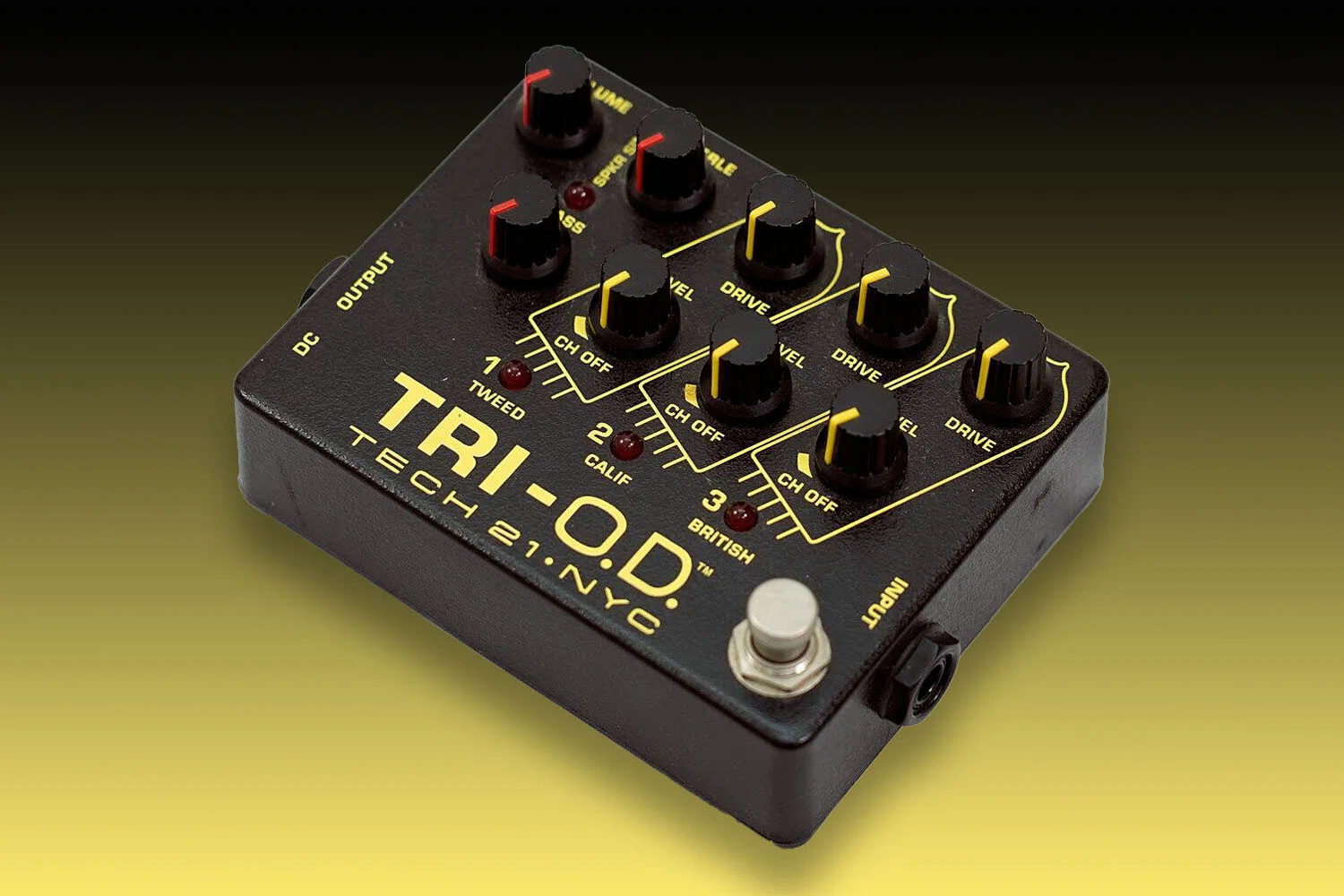 Tech21 TRI-O.D. 3chオーバードライブ 本体のみ 特選中古品！現在では入手困難な「TECH21 TRI-O.D.」が中古で入荷