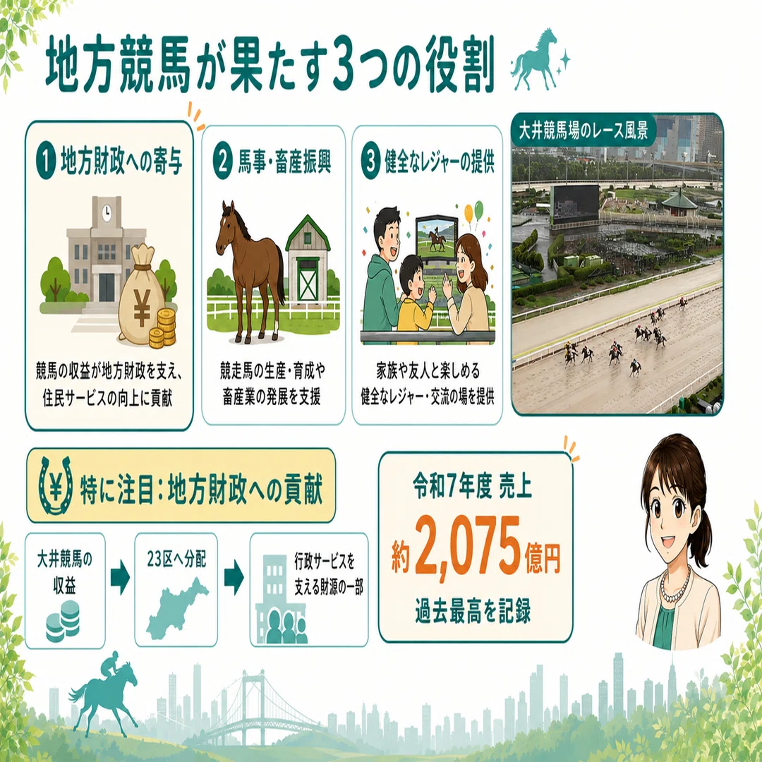 東京23区が主催する地方競馬・大井競馬場（TCK）視察報告【ほぼ週刊