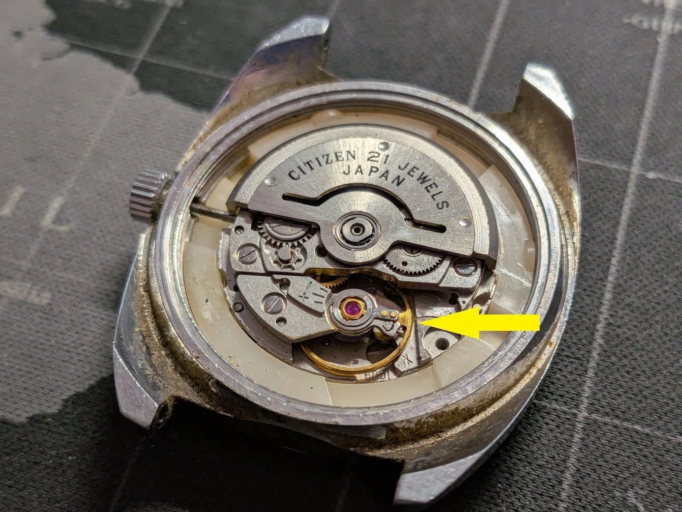 No.544 | Citizen | 4-600363 | 緩急針位置がおかしなことになってる
