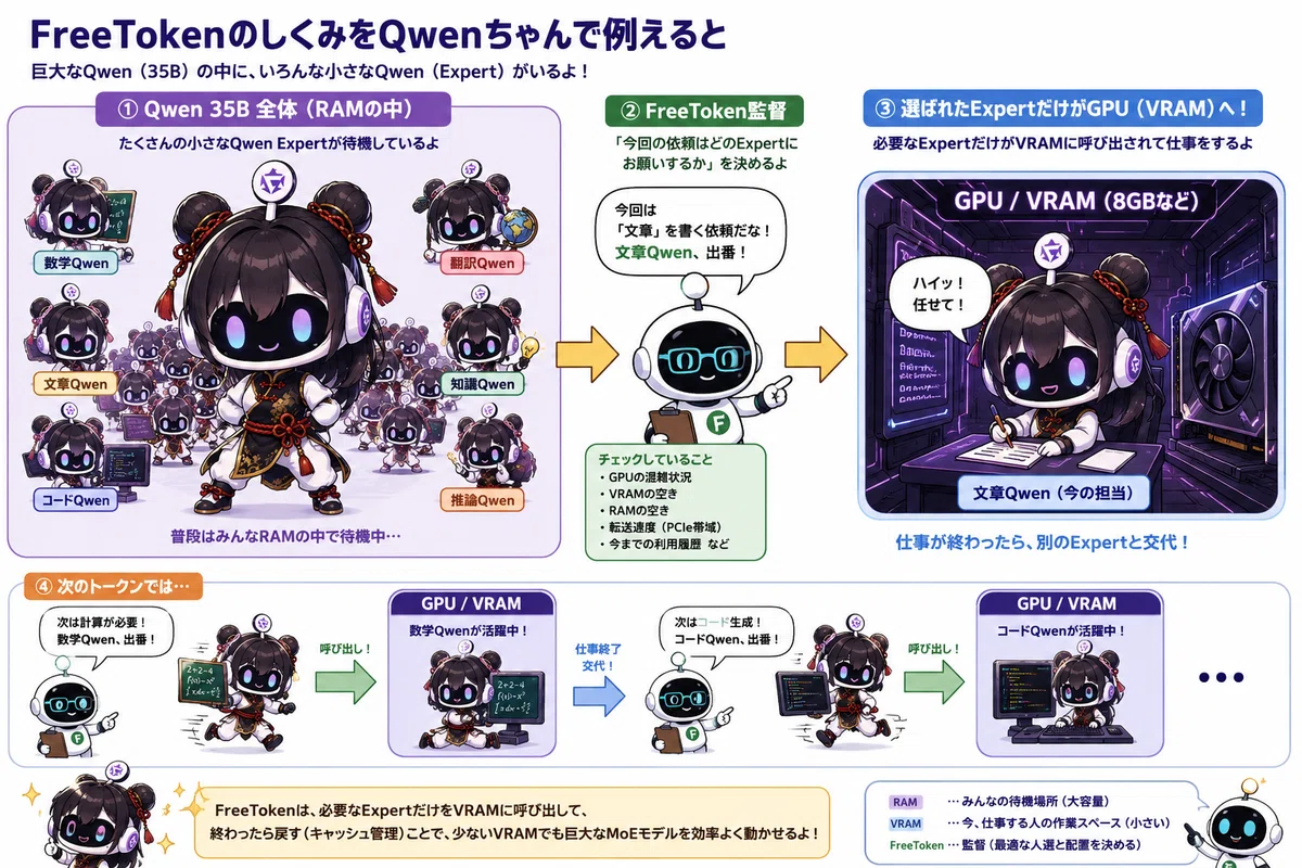8GBのGPUで35Bモデルが高速動作!まじか|PON