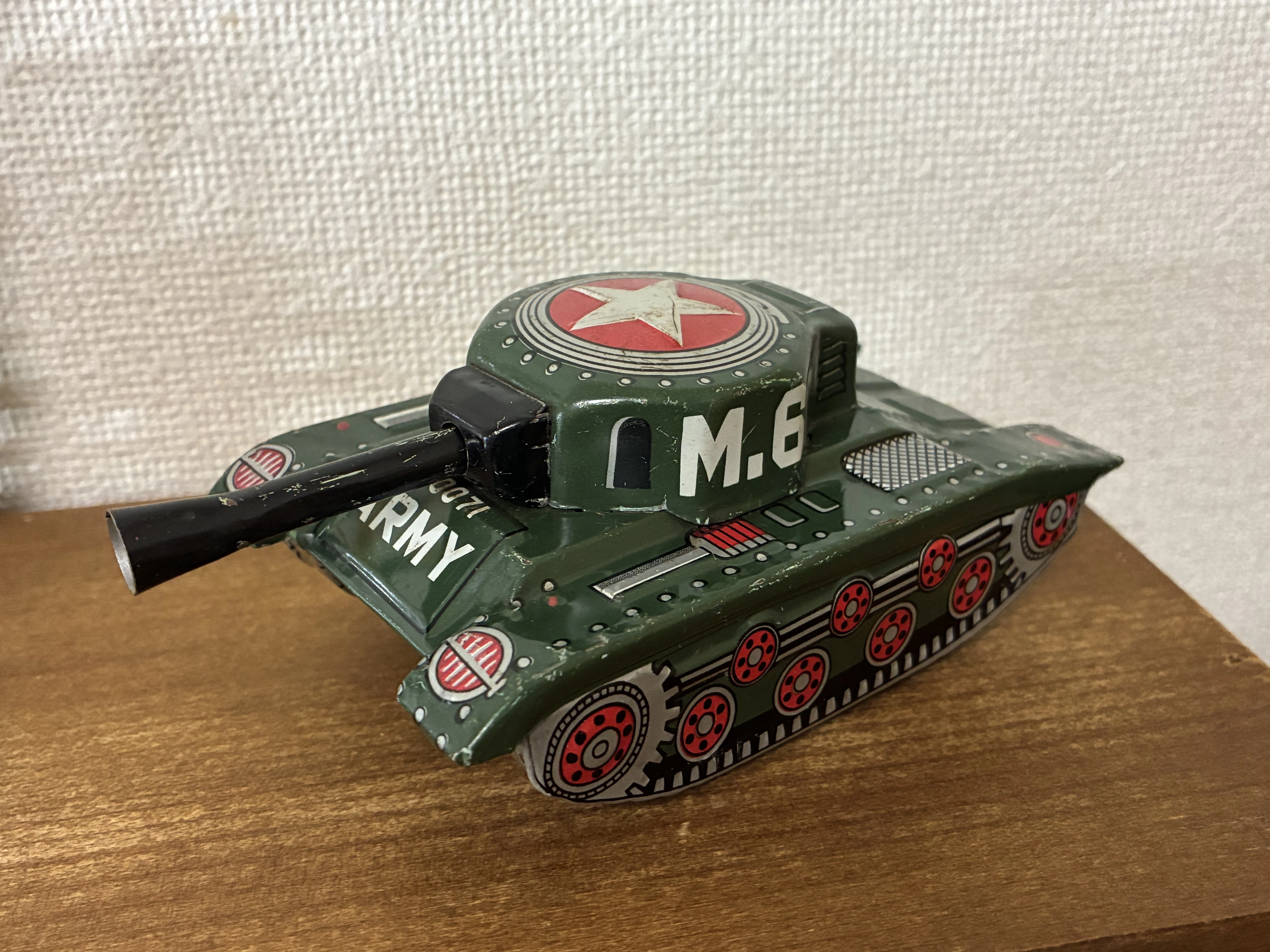 AVCRH☆若 昭和レトロ ブリキの戦車 M-98 ジャンク 昭和レトロ