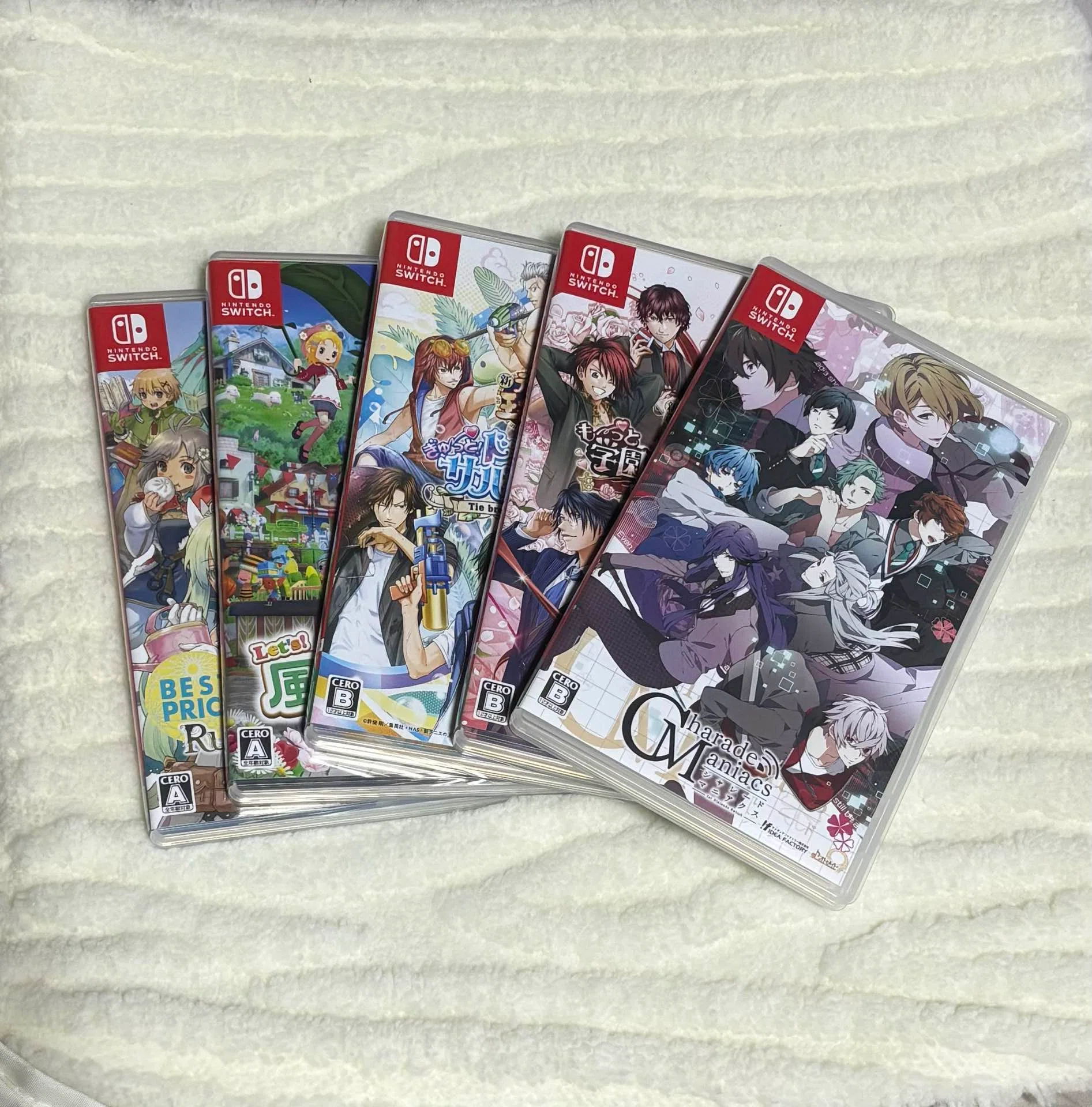 8月の購入品】乙女ゲームを中心に5本買いました｜今月選んだゲームを