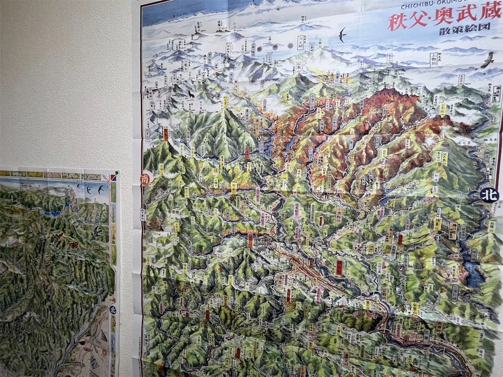 手描きの山地図の美しさ。東京の府中市にあるアトリエ77で村松昭さんの