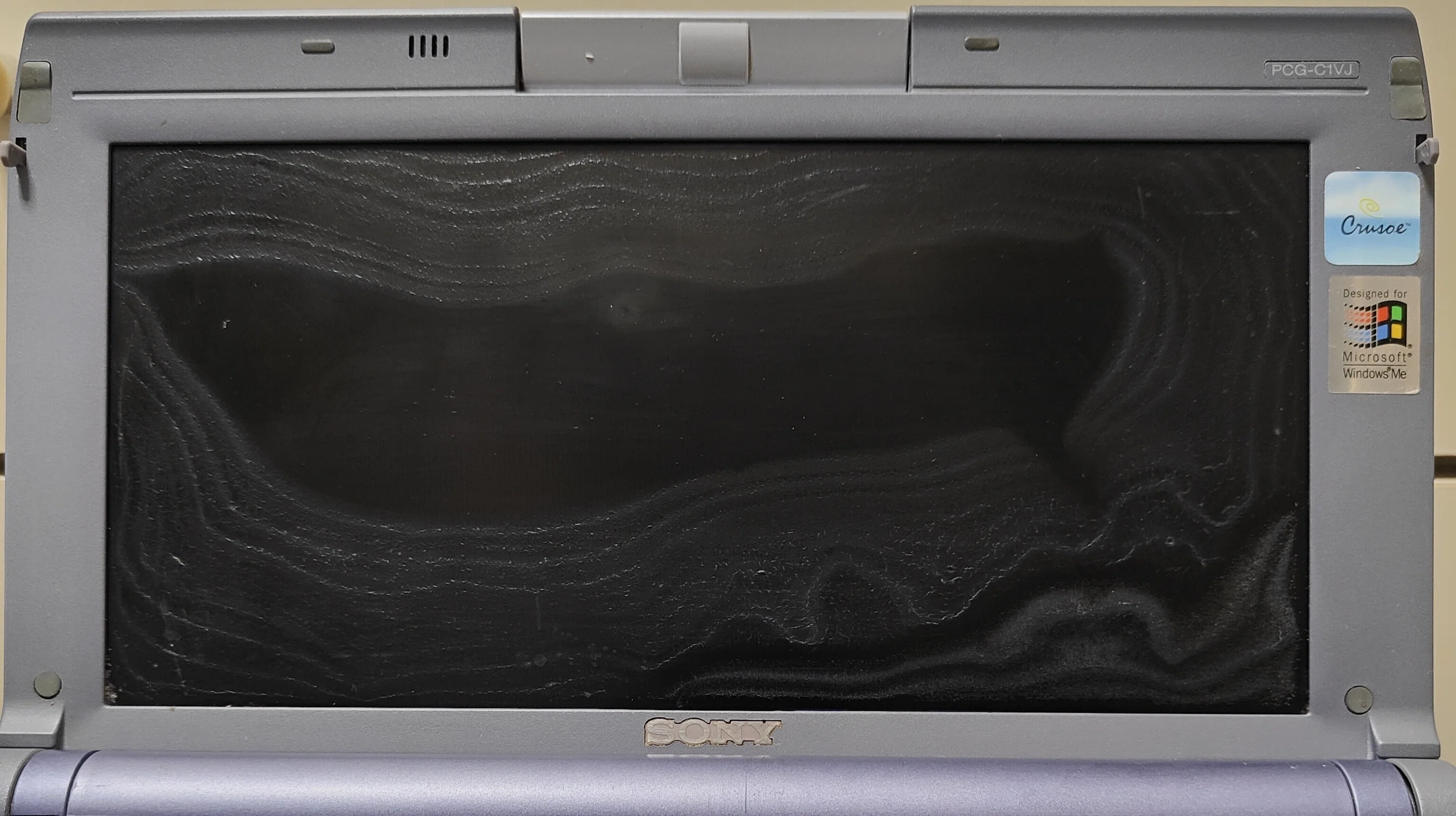 2000年ごろのSONY VAIO PCG-C1VJが 起動した！！！｜のらぼうな