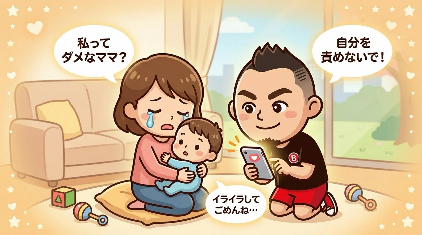赤ちゃん に イライラ