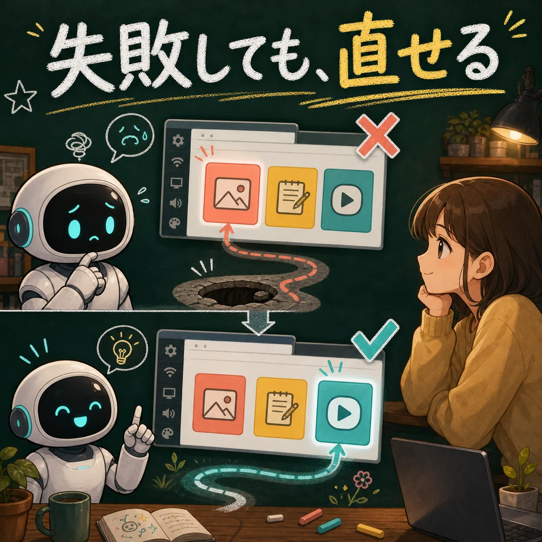 つまずいたところ