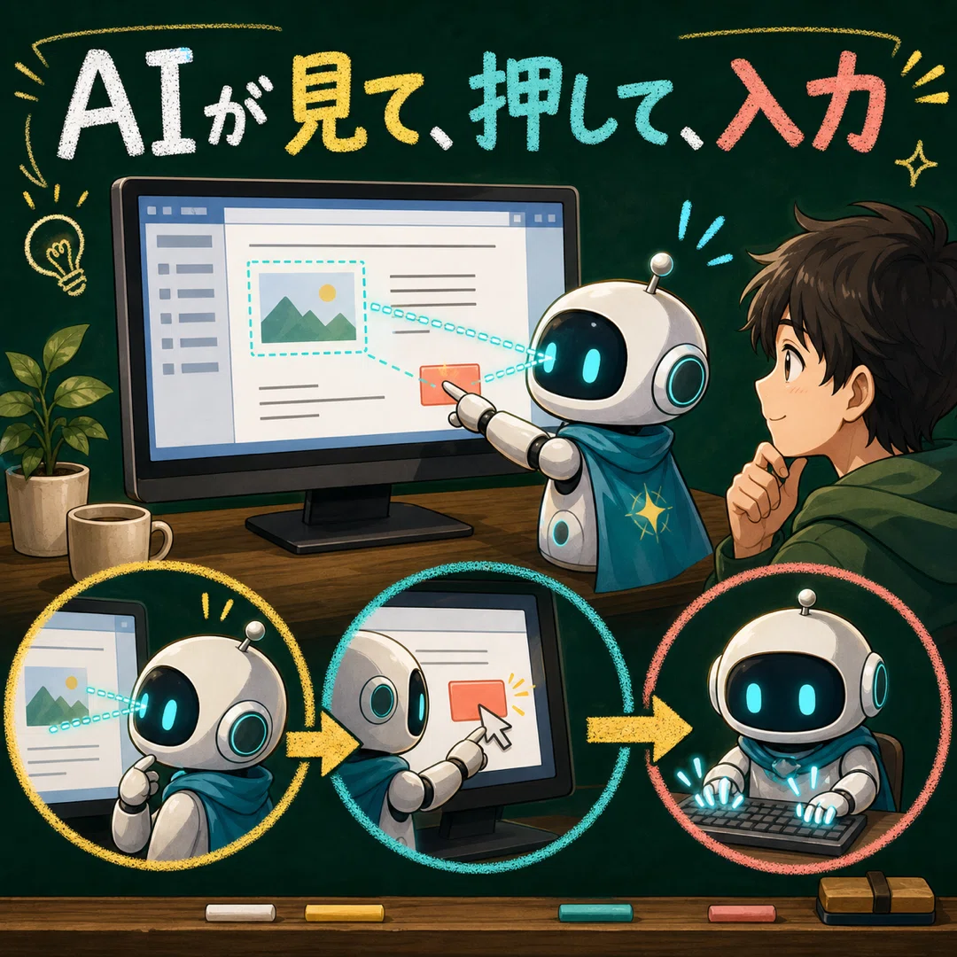 AIが画面を見て操作する