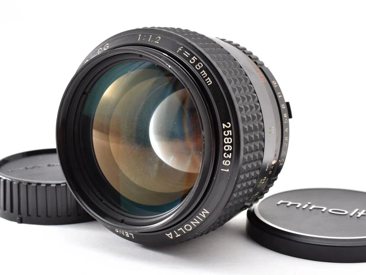 美品 MINOLTA MD 50mm F1.2 ミノルタ マニュアルレンズ Minolta MD Rokkor 50mm F/1.2の分解｜フィルムカメラ修理のアクアカメラ