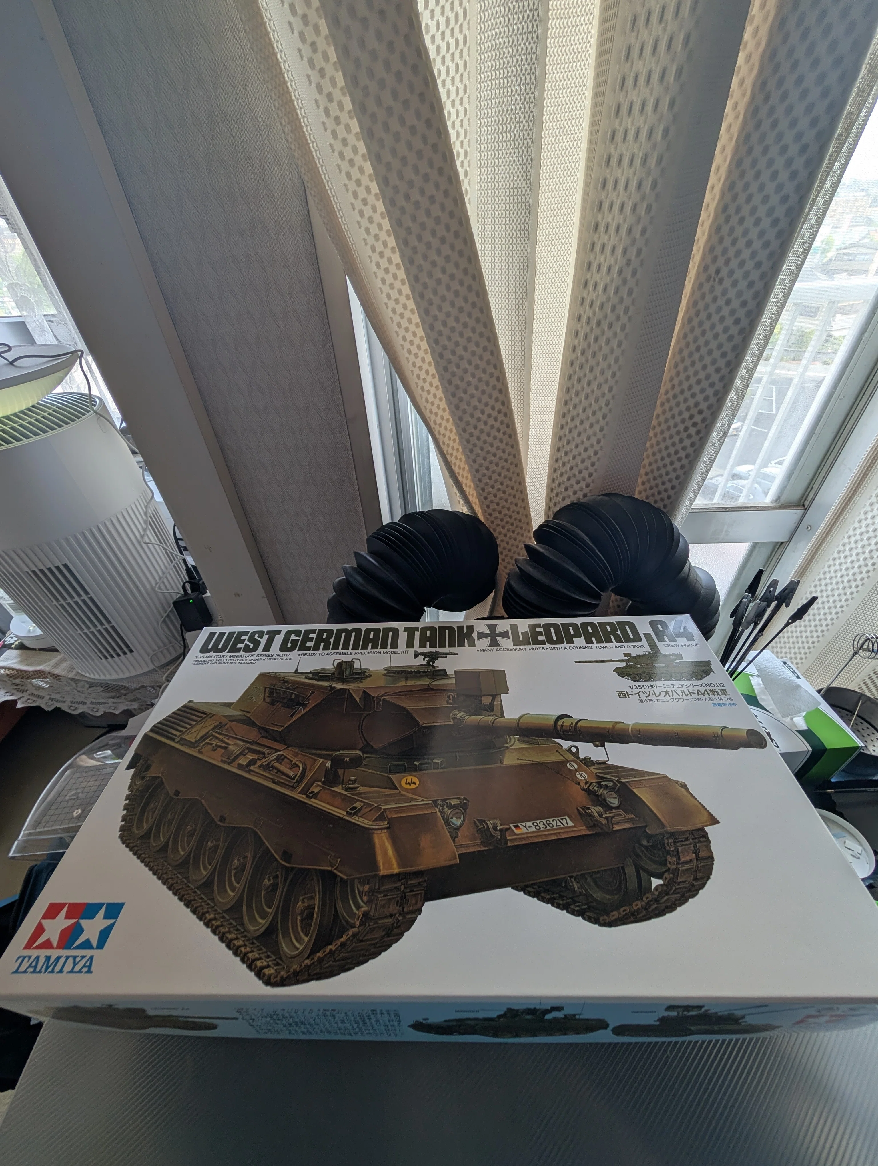 I built the Tamiya 1/35 Leopard A4.｜かいえん