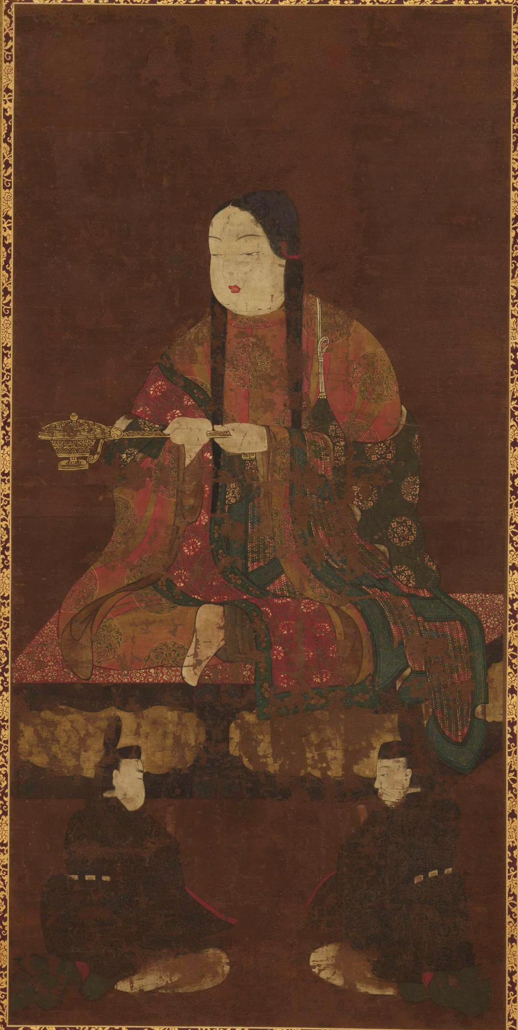 大英博物館展出品作⑪《聖徳太子像》室町時代（14世紀）大英博物館