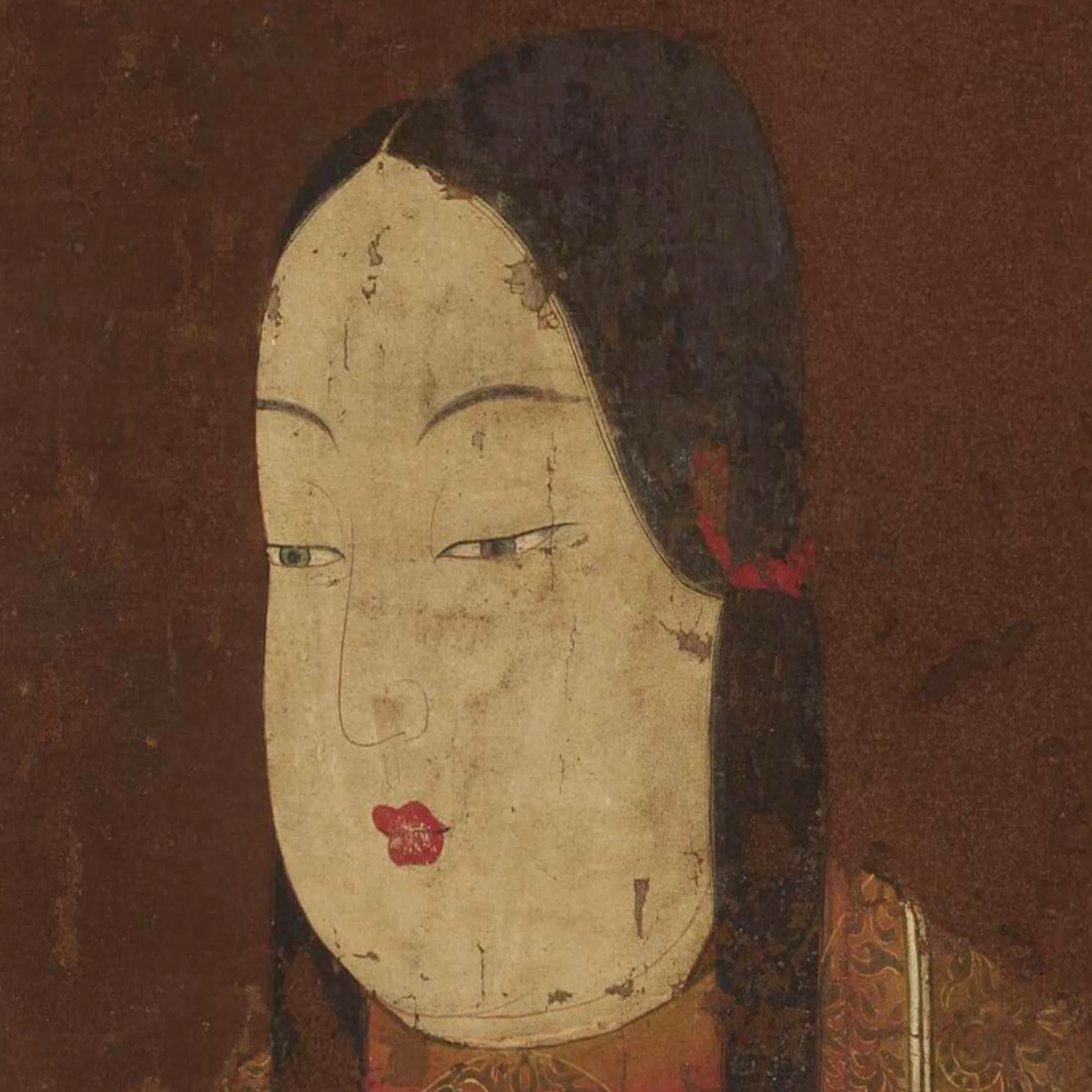 大英博物館展出品作⑪《聖徳太子像》室町時代（14世紀）大英博物館