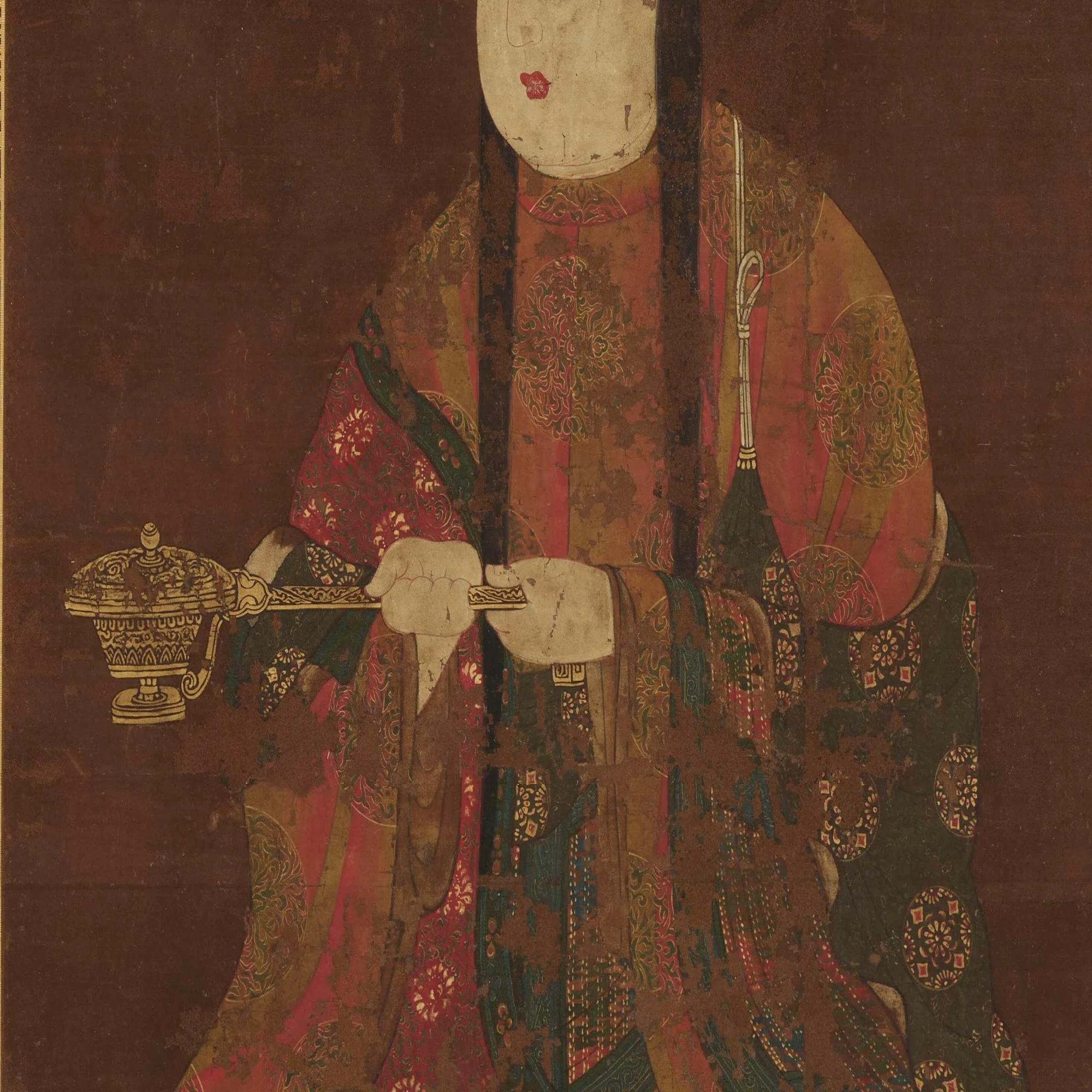 大英博物館展出品作⑪《聖徳太子像》室町時代（14世紀）大英博物館