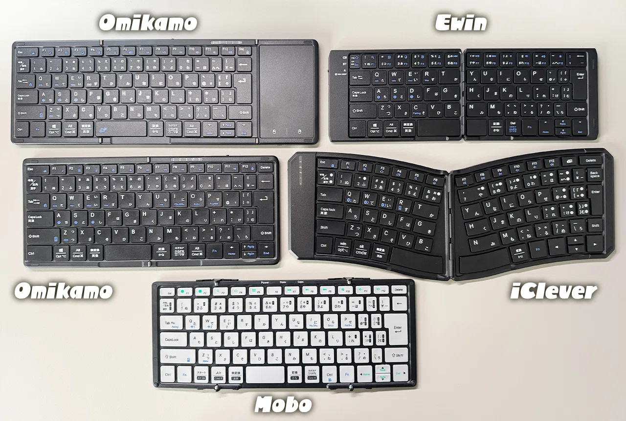 iPad miniワイヤレスキーボードおすすめ2選｜5台買って比較した結論